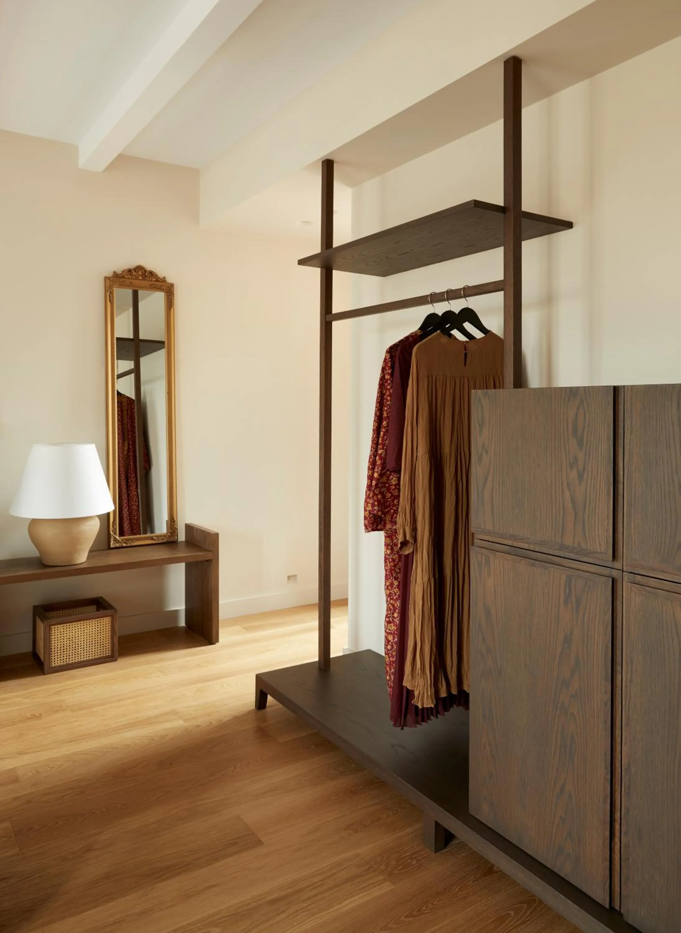 wardrobe, Bed in The Storyteller Boutique House