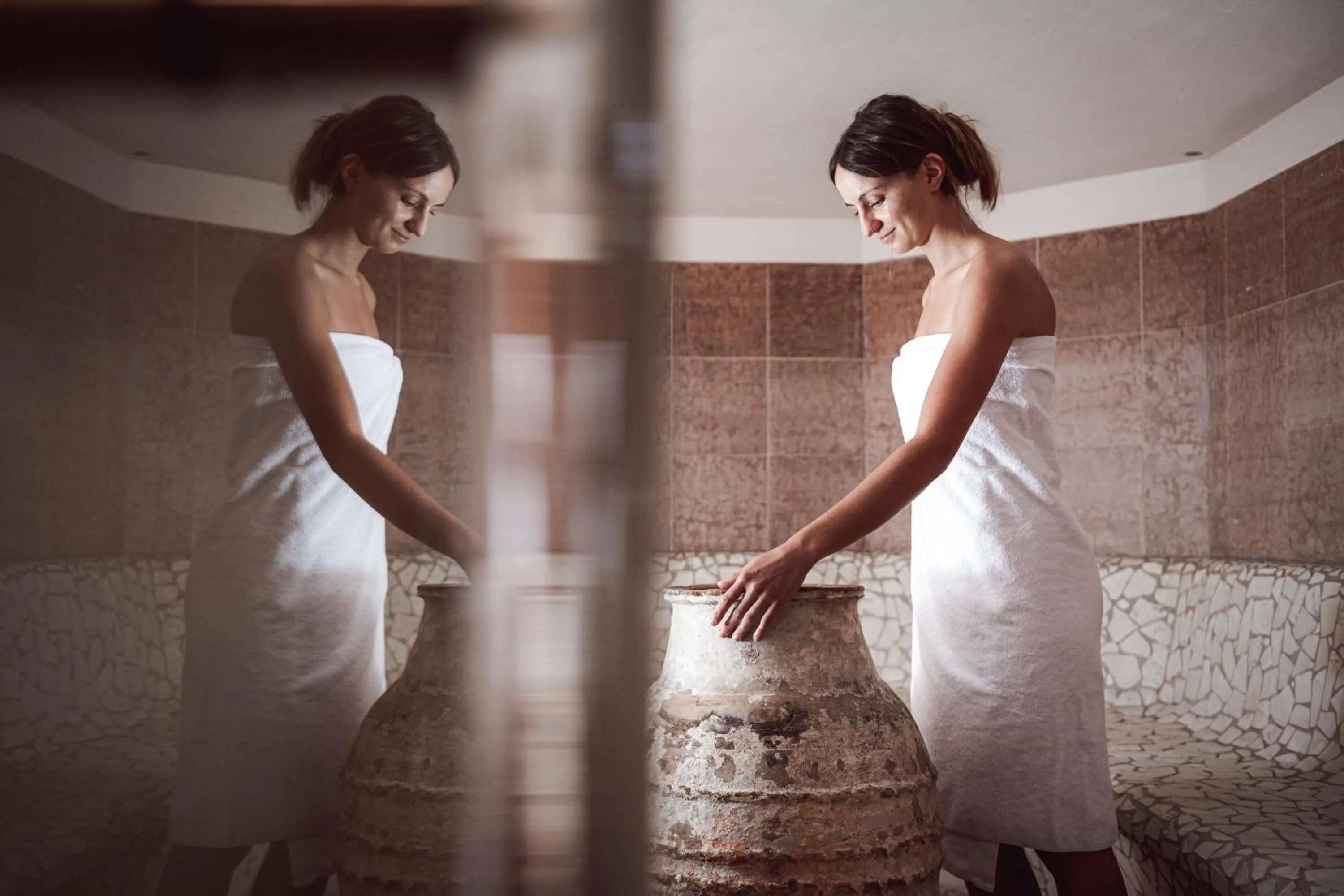 Sauna in Relais & Chateaux Hotel Castel Fragsburg