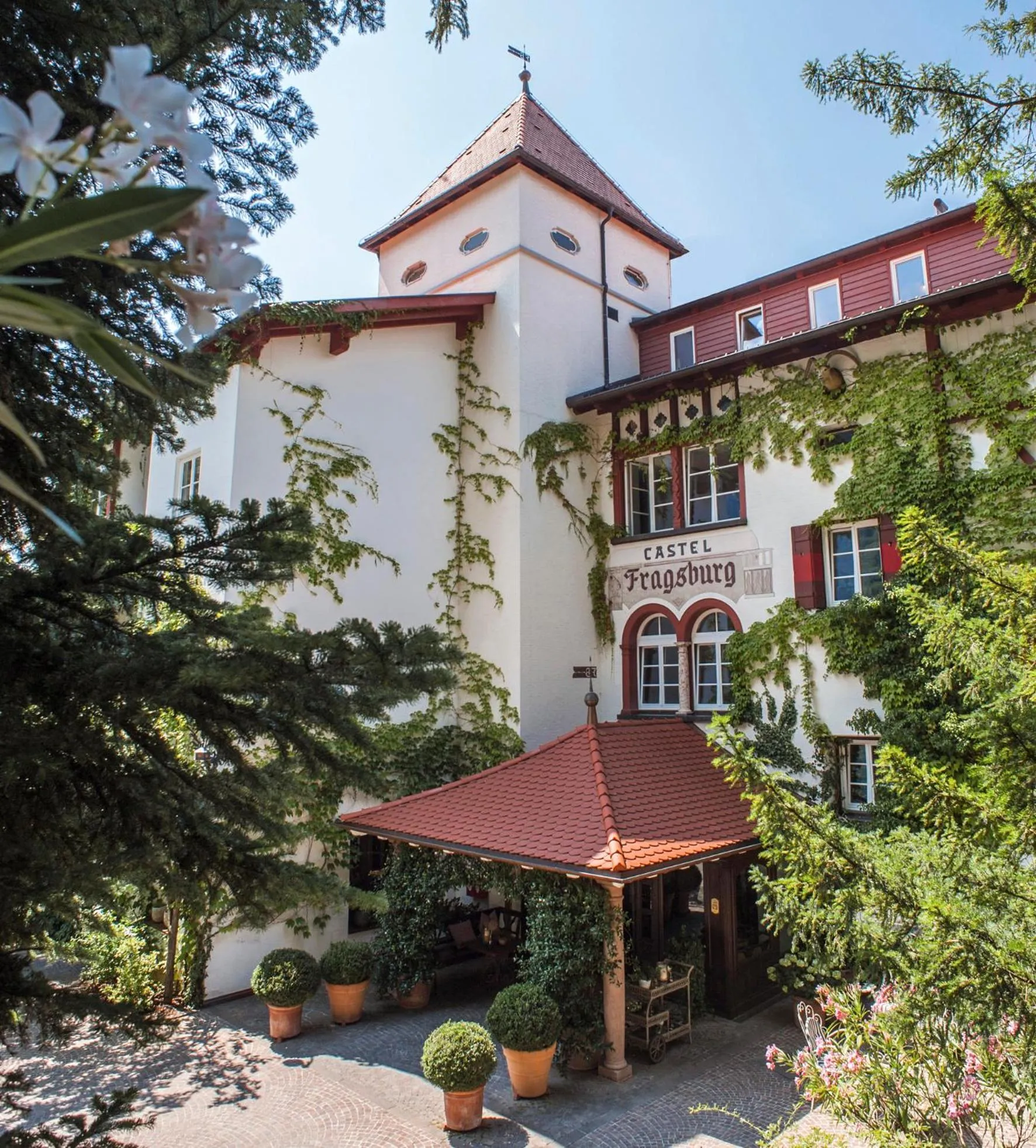 Property building in Relais & Chateaux Hotel Castel Fragsburg