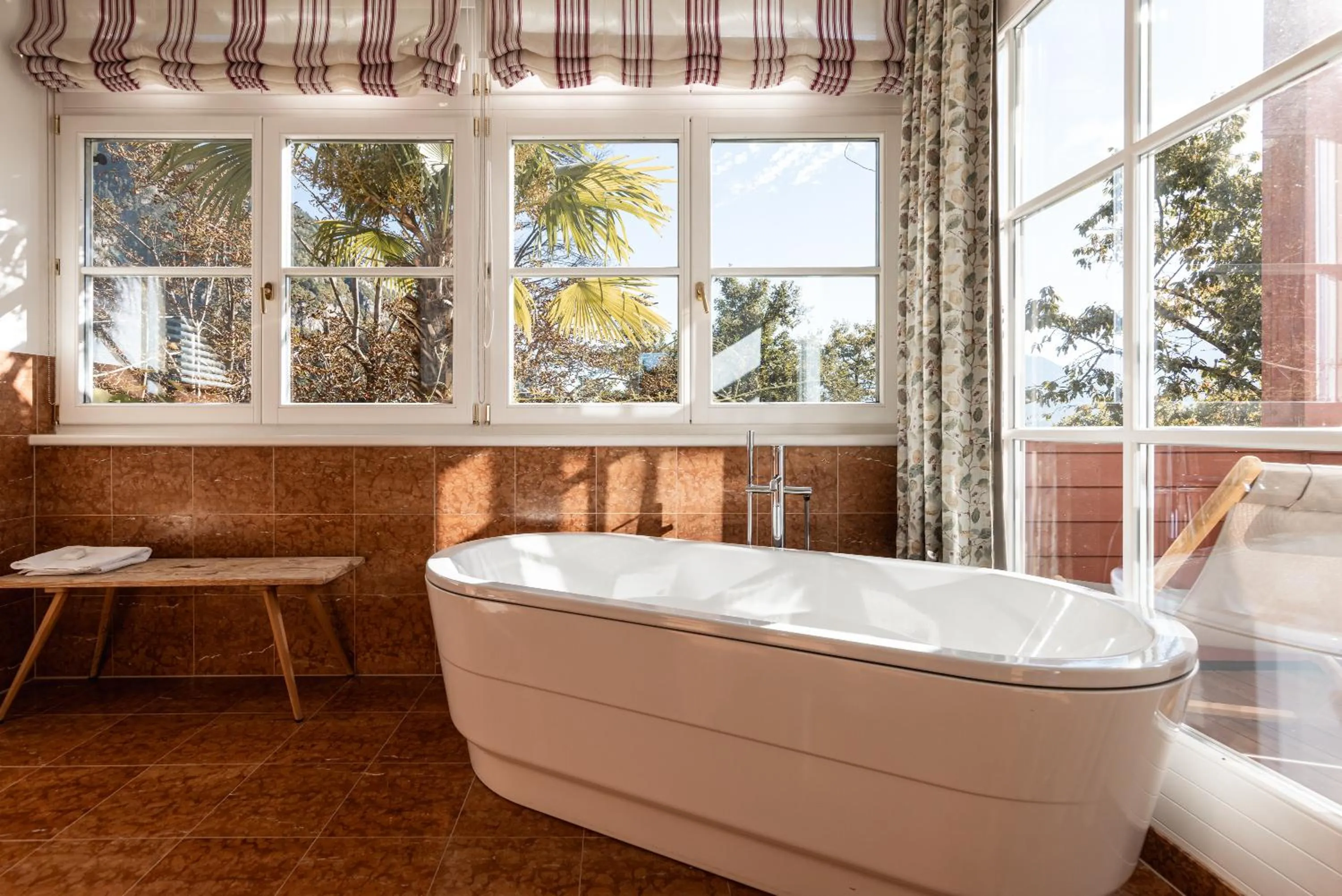 Bathroom in Relais & Chateaux Hotel Castel Fragsburg