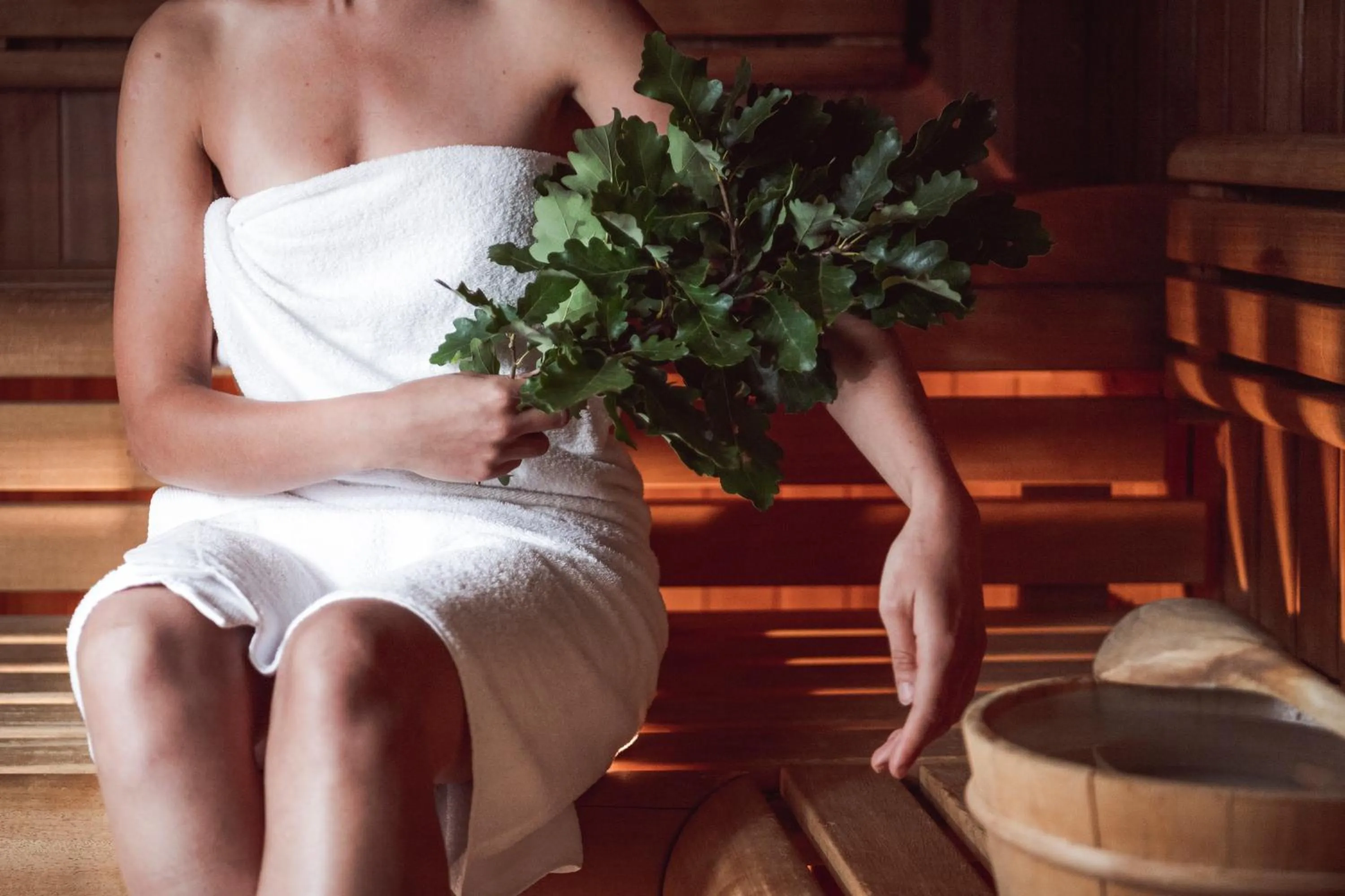 Sauna in Relais & Chateaux Hotel Castel Fragsburg