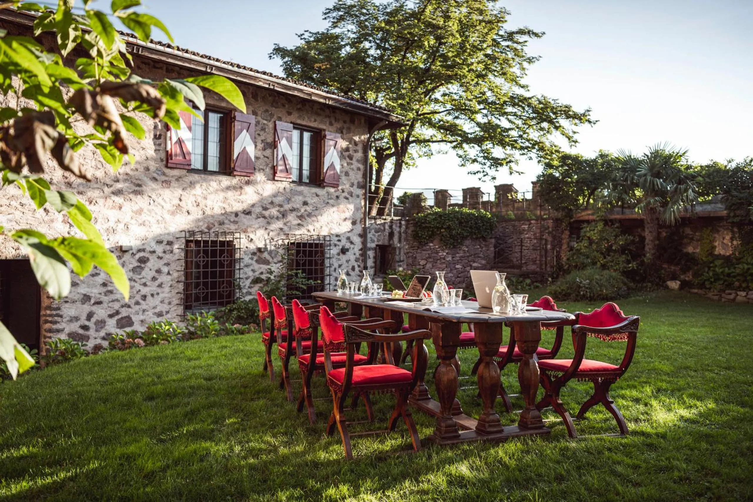 Garden in Relais & Chateaux Hotel Castel Fragsburg