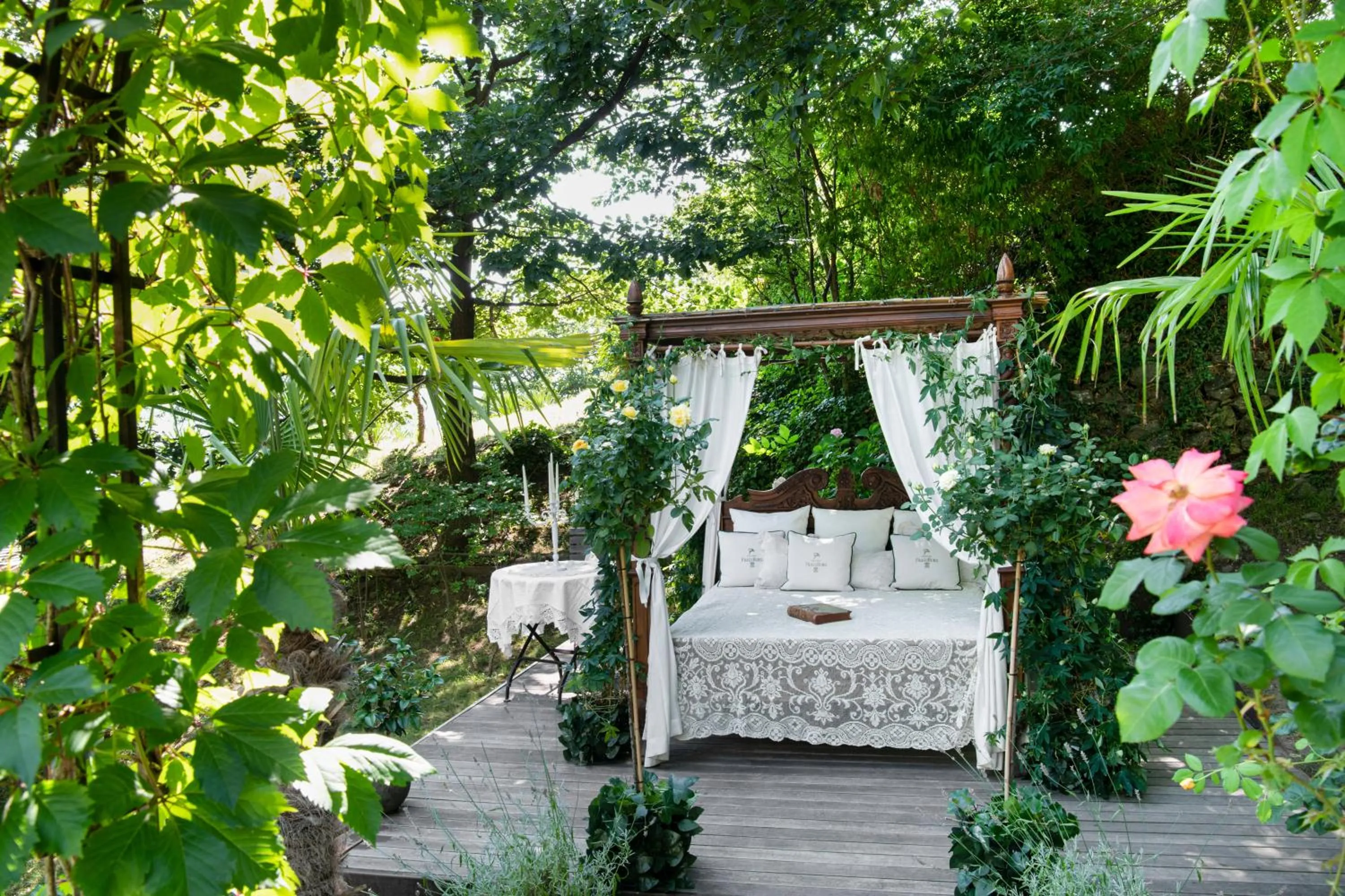 Garden in Relais & Chateaux Hotel Castel Fragsburg