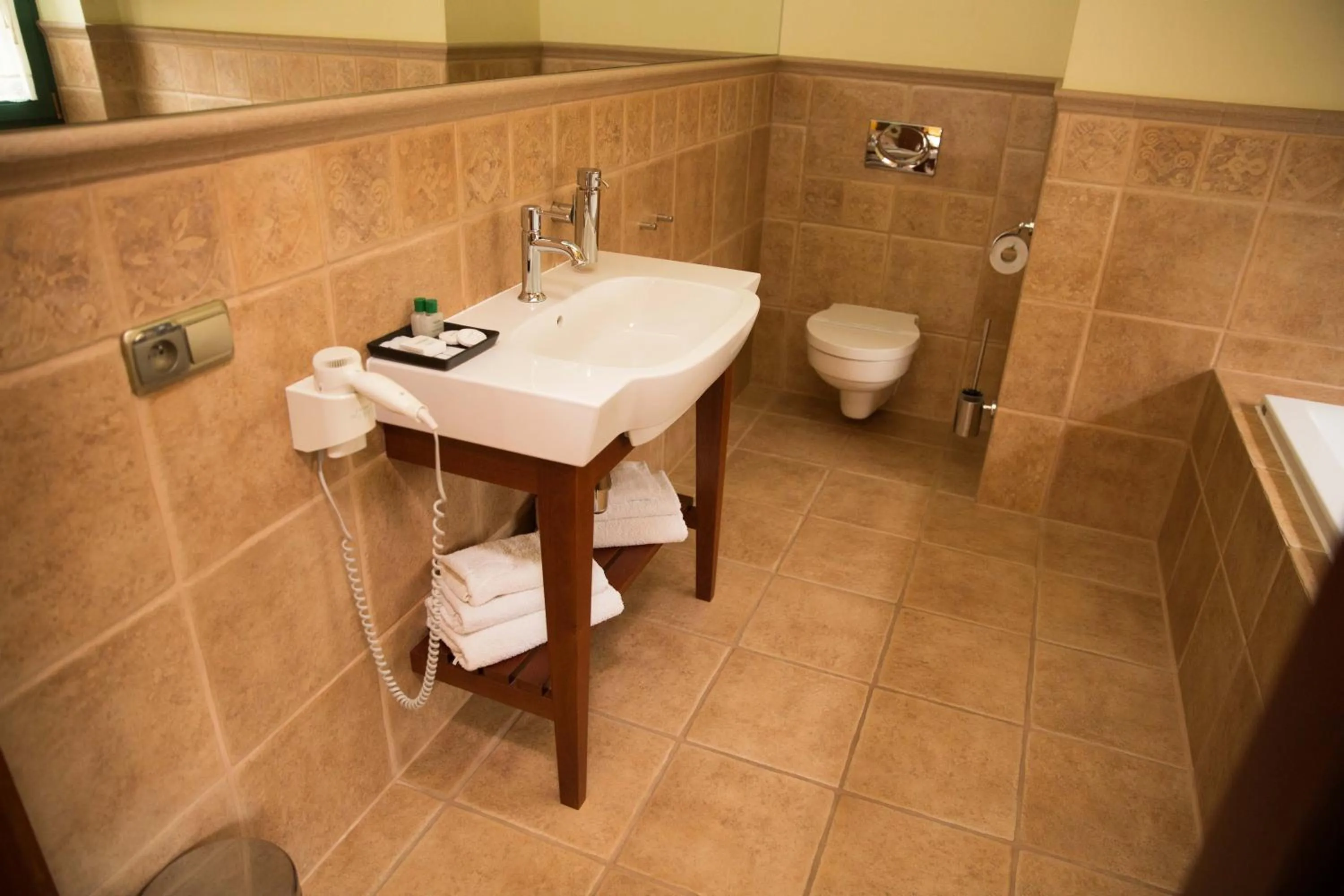 Bathroom in Hotel Wawrzyniak