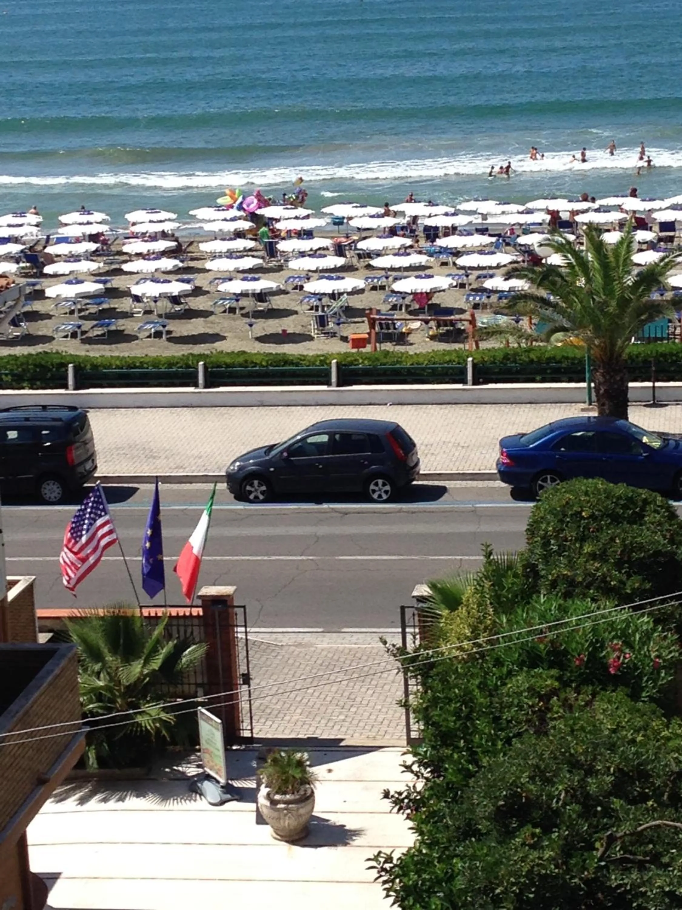 Balcony/Terrace in Hotel La Rosetta Scauri