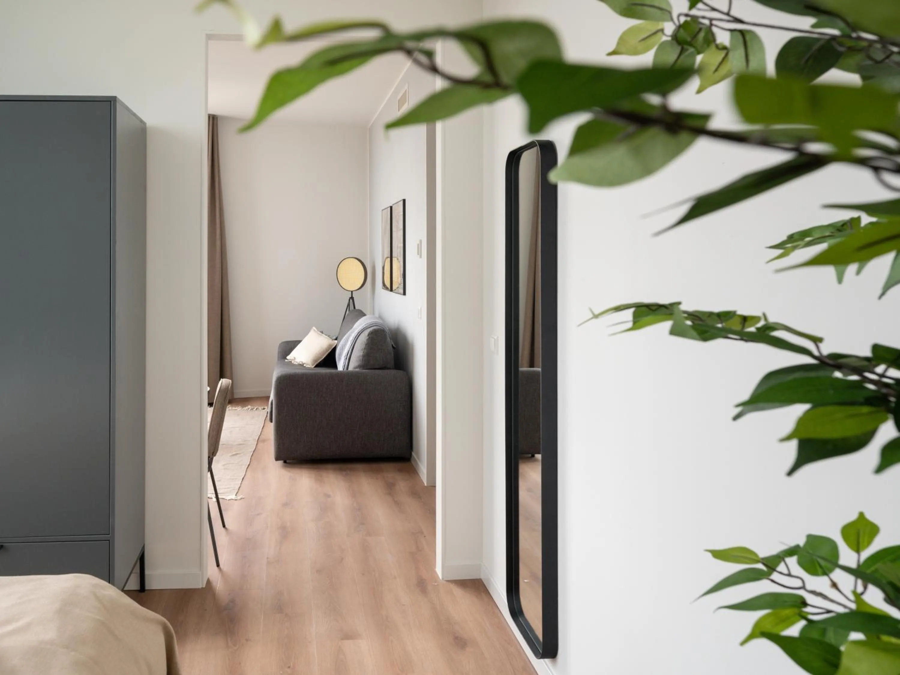 Living room in Limehome Eindhoven Gashouder