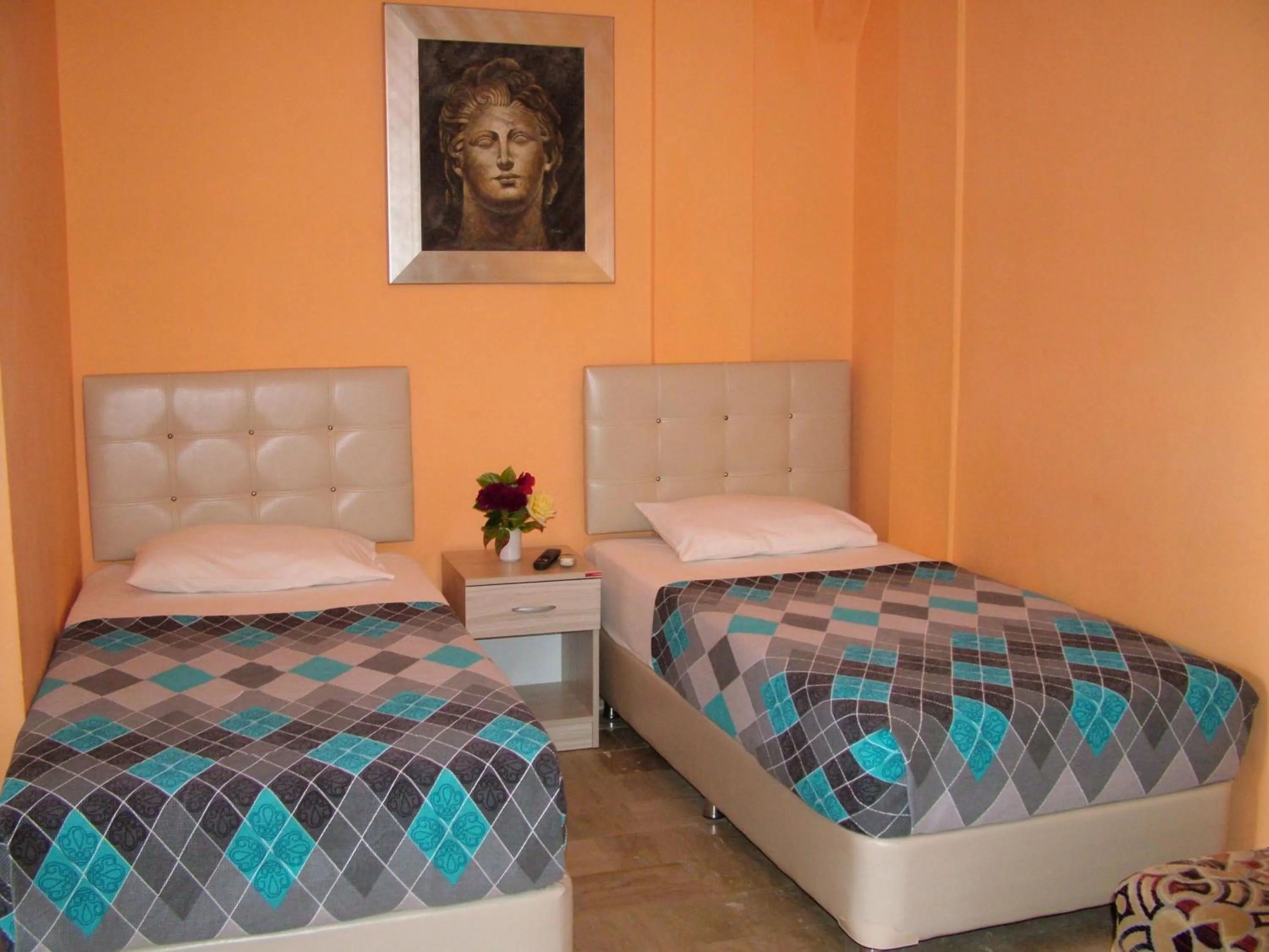 Bed in Gultepe Apartments
