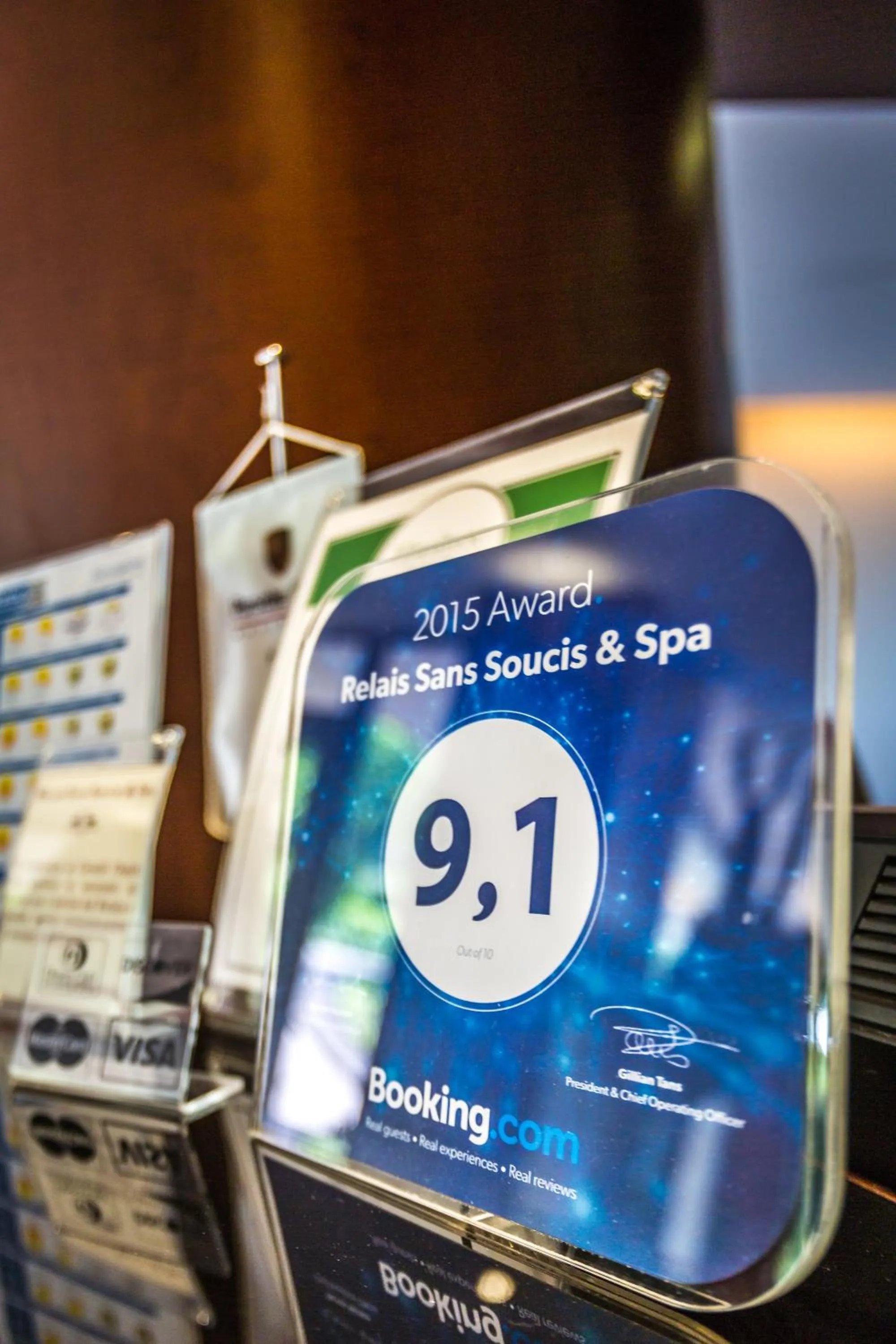 Decorative detail in Relais Sans Soucis & Spa