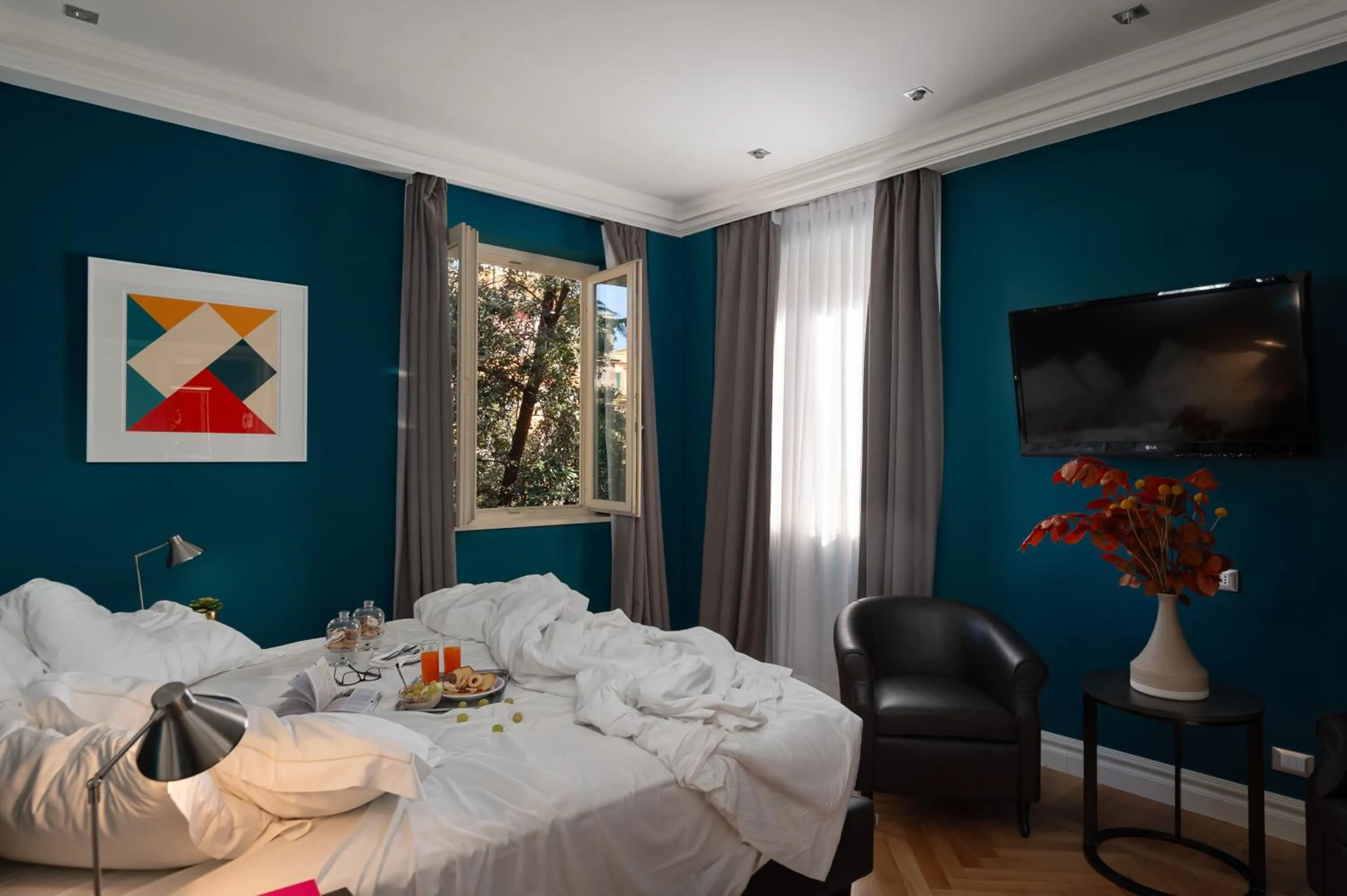 Bedroom, Bed in Hotel Principe Torlonia