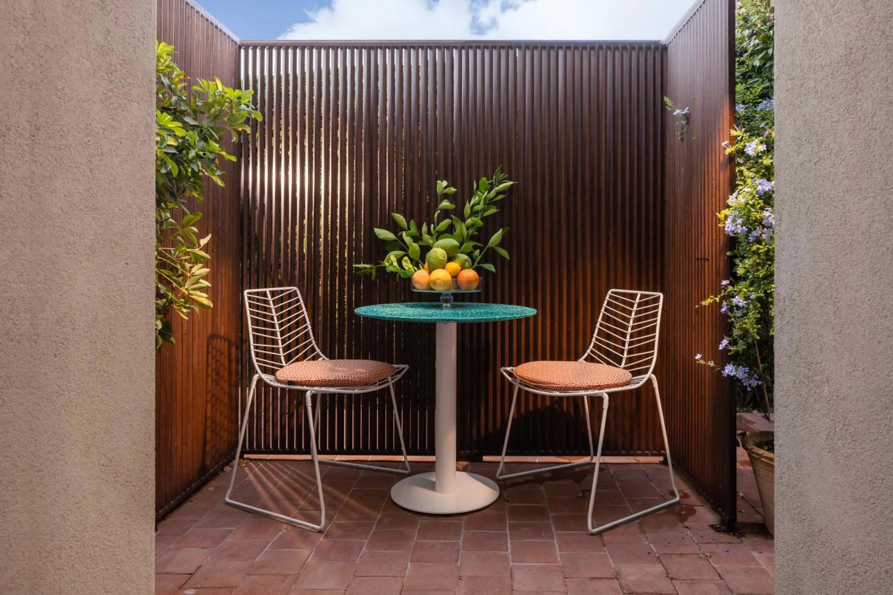 Patio in Hotel Villa Taormina