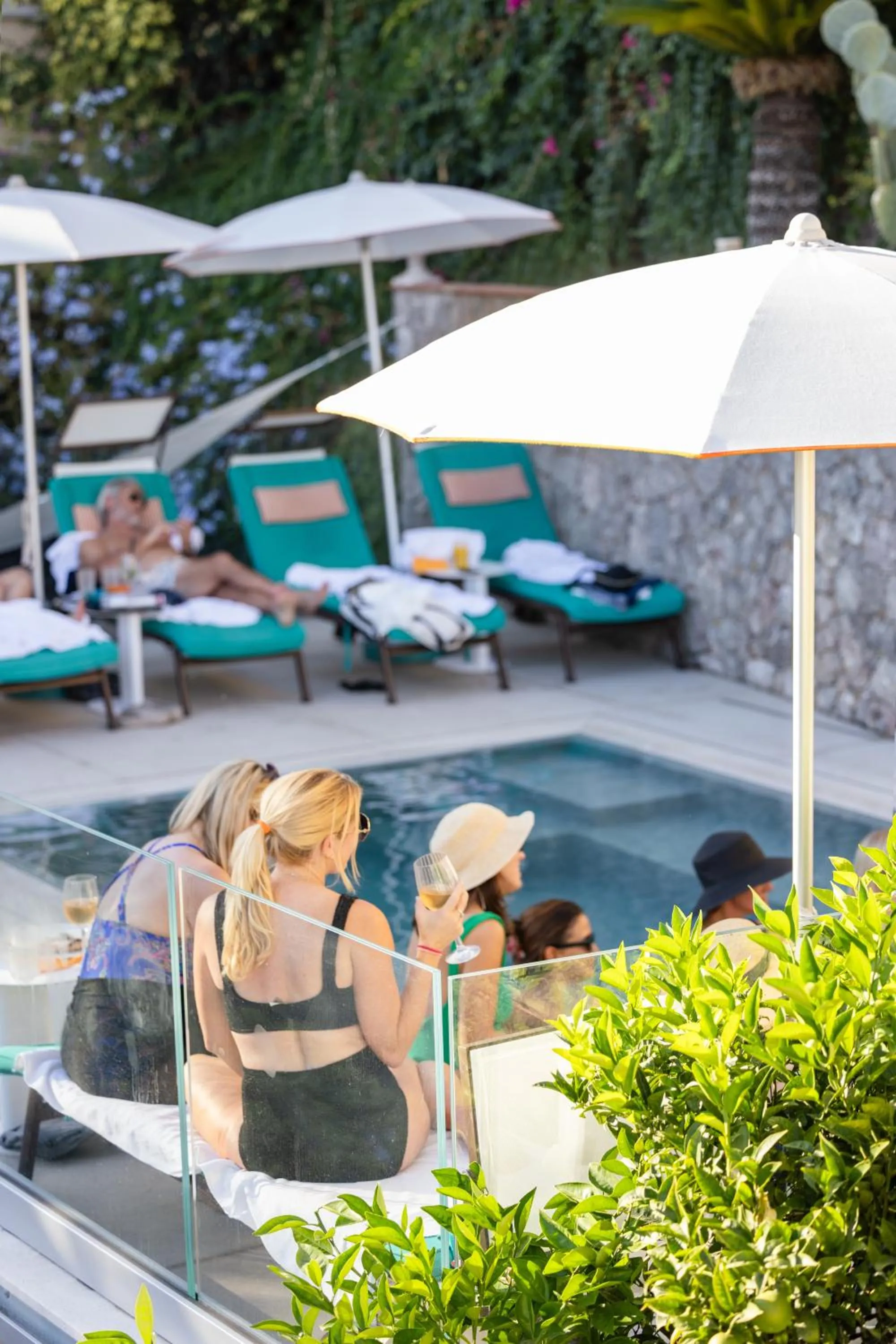 Swimming pool in Hotel Villa Taormina