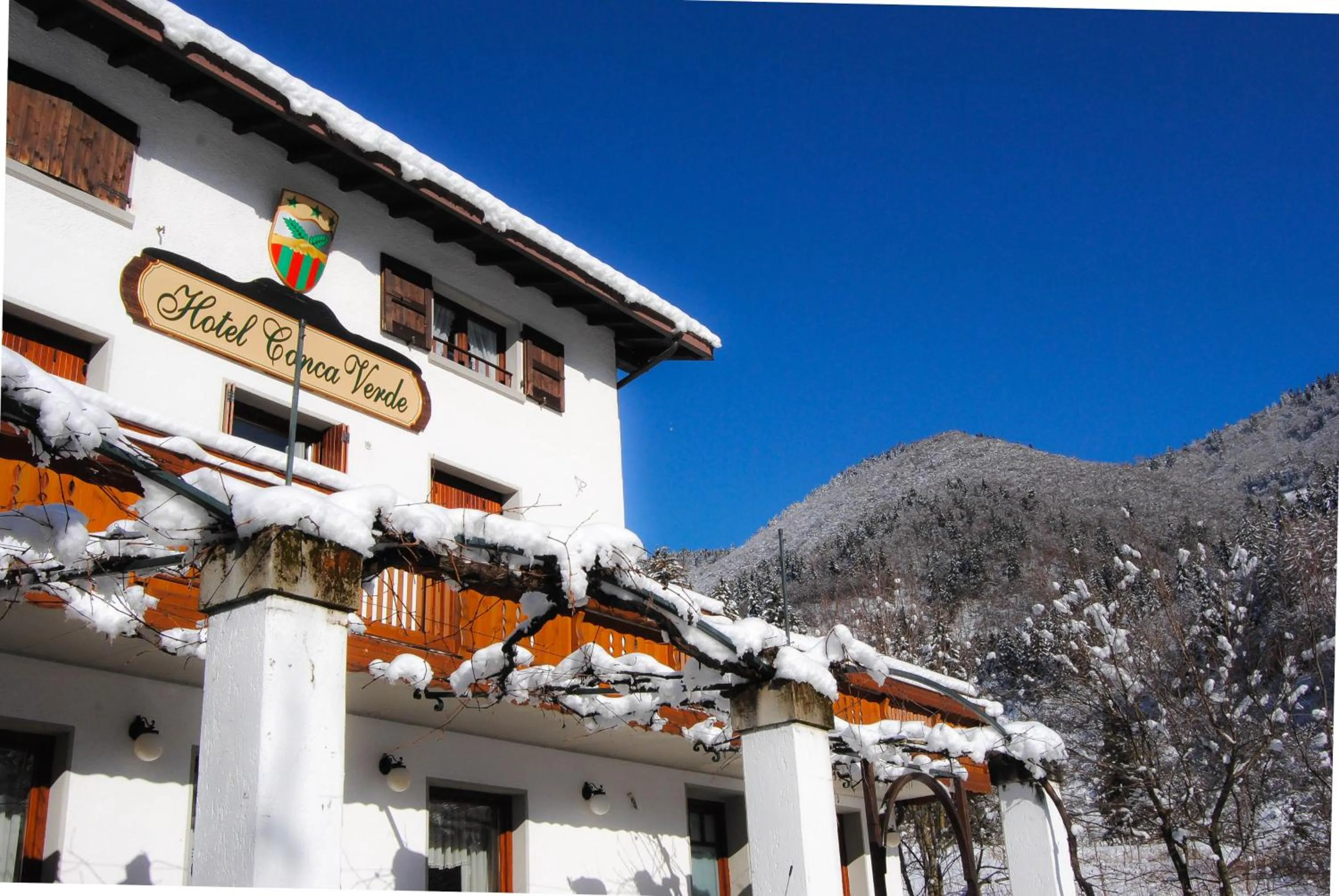 Facade/entrance in Hotel Conca Verde
