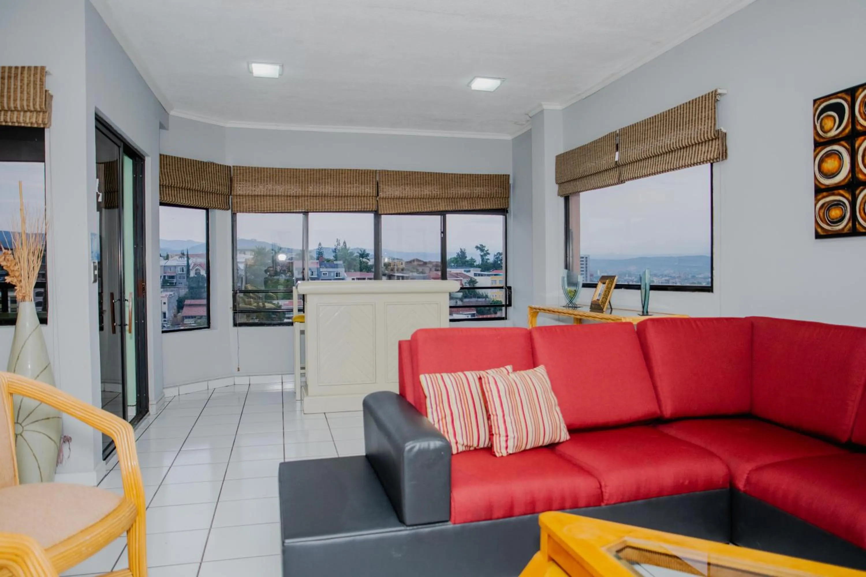 Living room in Aparthotel Guijarros