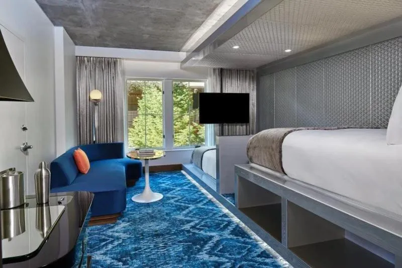 Property building in W Hotel Aspen - Hotel Room With 2 Queens