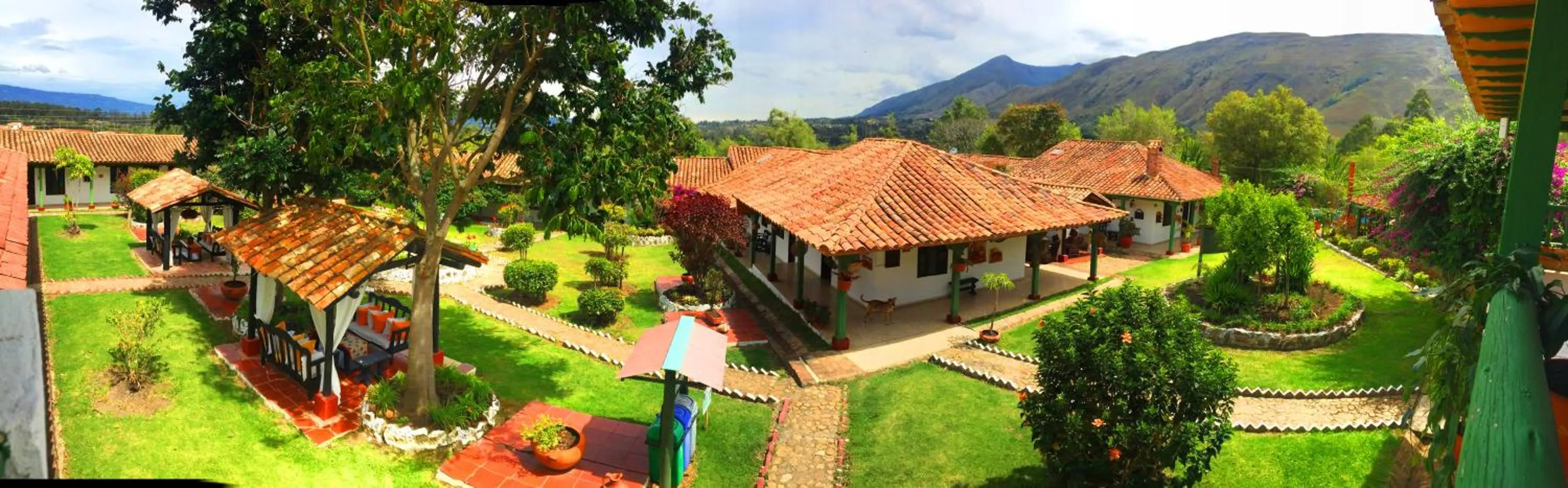 Garden view in Hotel Boutique Iguaque Campestre Spa & Ecolodge