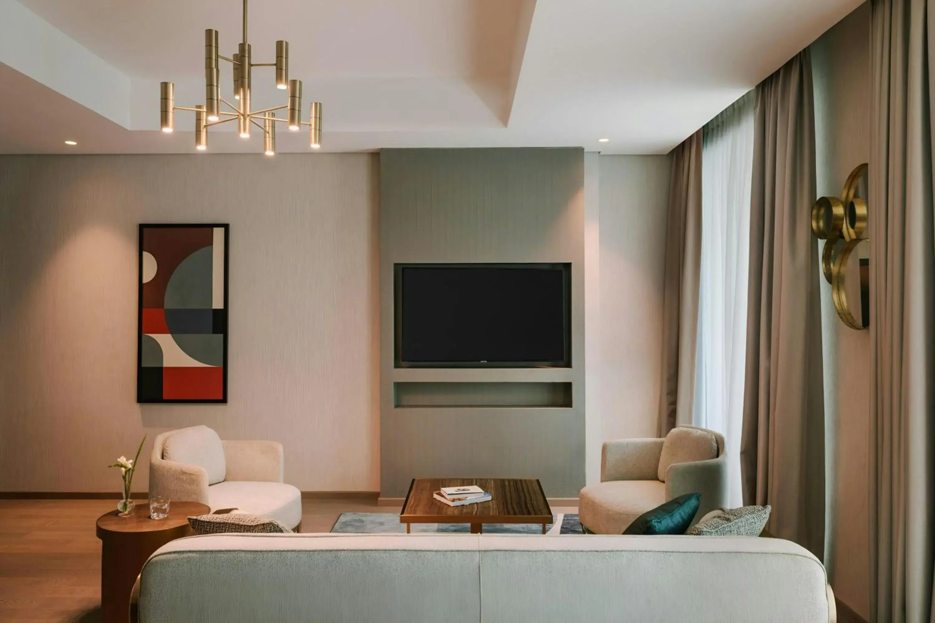 One-Bedroom Apartment with King and Sofa Bed and Balcony in Sonder by Marriott Bonvoy Business Bay Apartments One-Bedroom Apartment with King and Sofa Bed and Balcony in Sonder by Marriott Bonvoy Business Bay Apartments