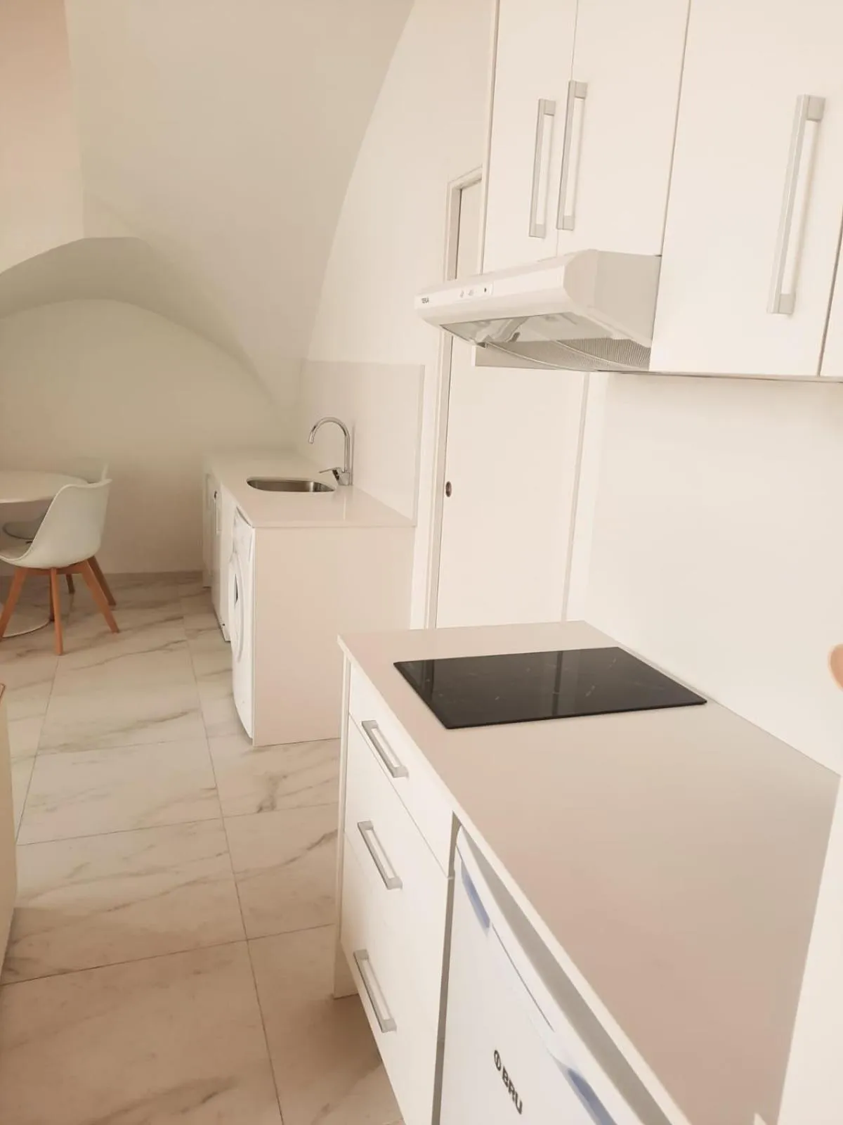 Kitchen or kitchenette in Termas by Seaward Suites