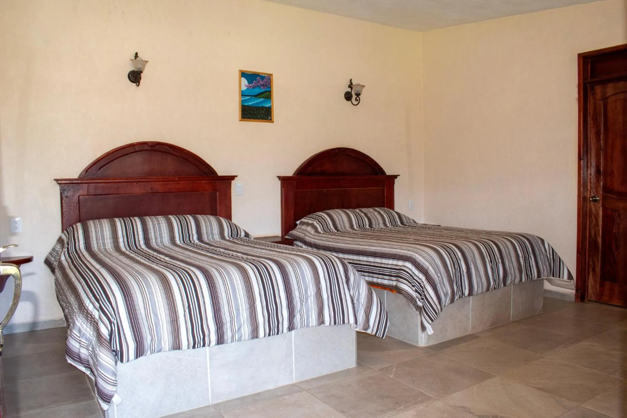 Bed in Finca Marix, Villa del Carbón