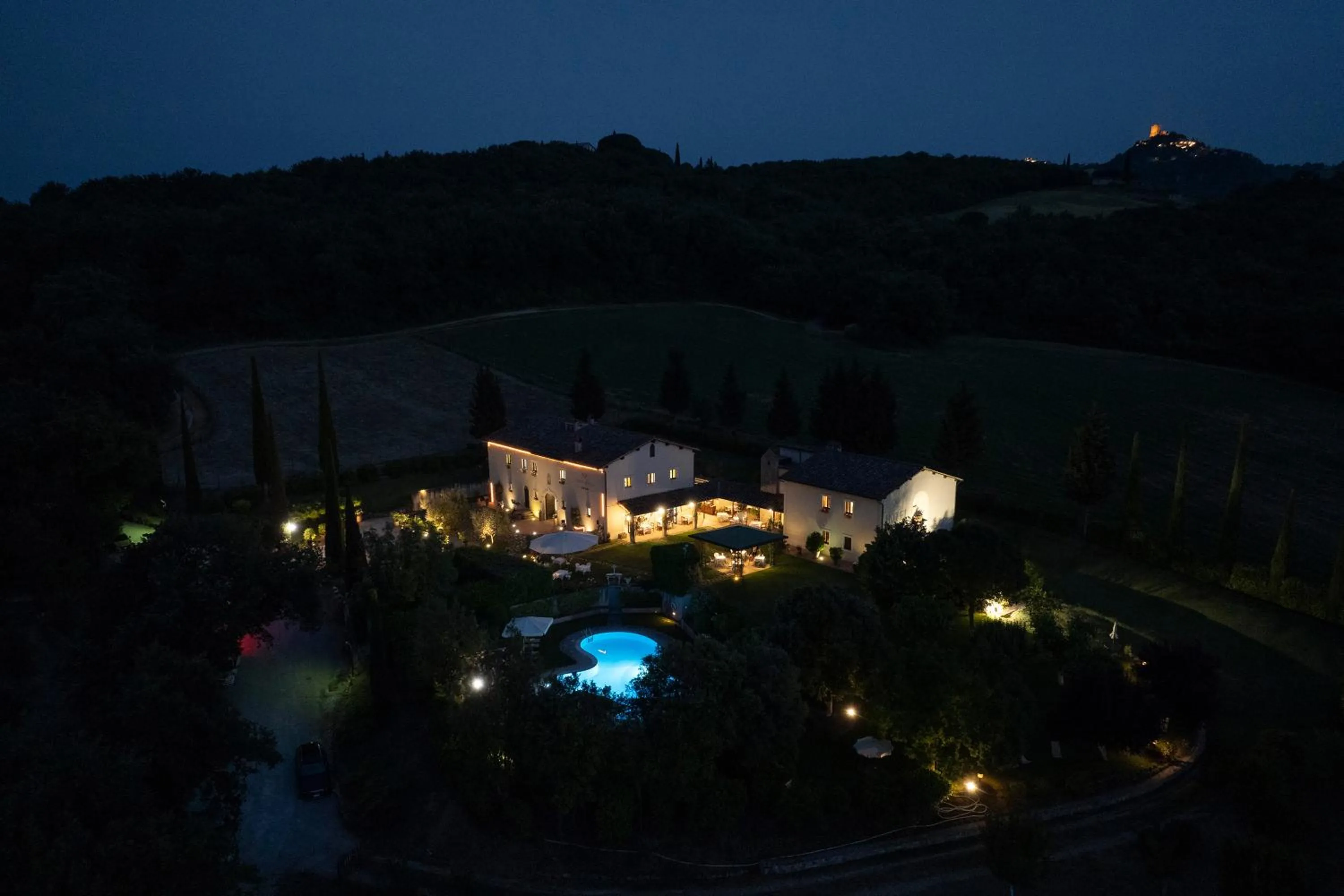 Bird's eye view in Relais Osteria Dell'Orcia