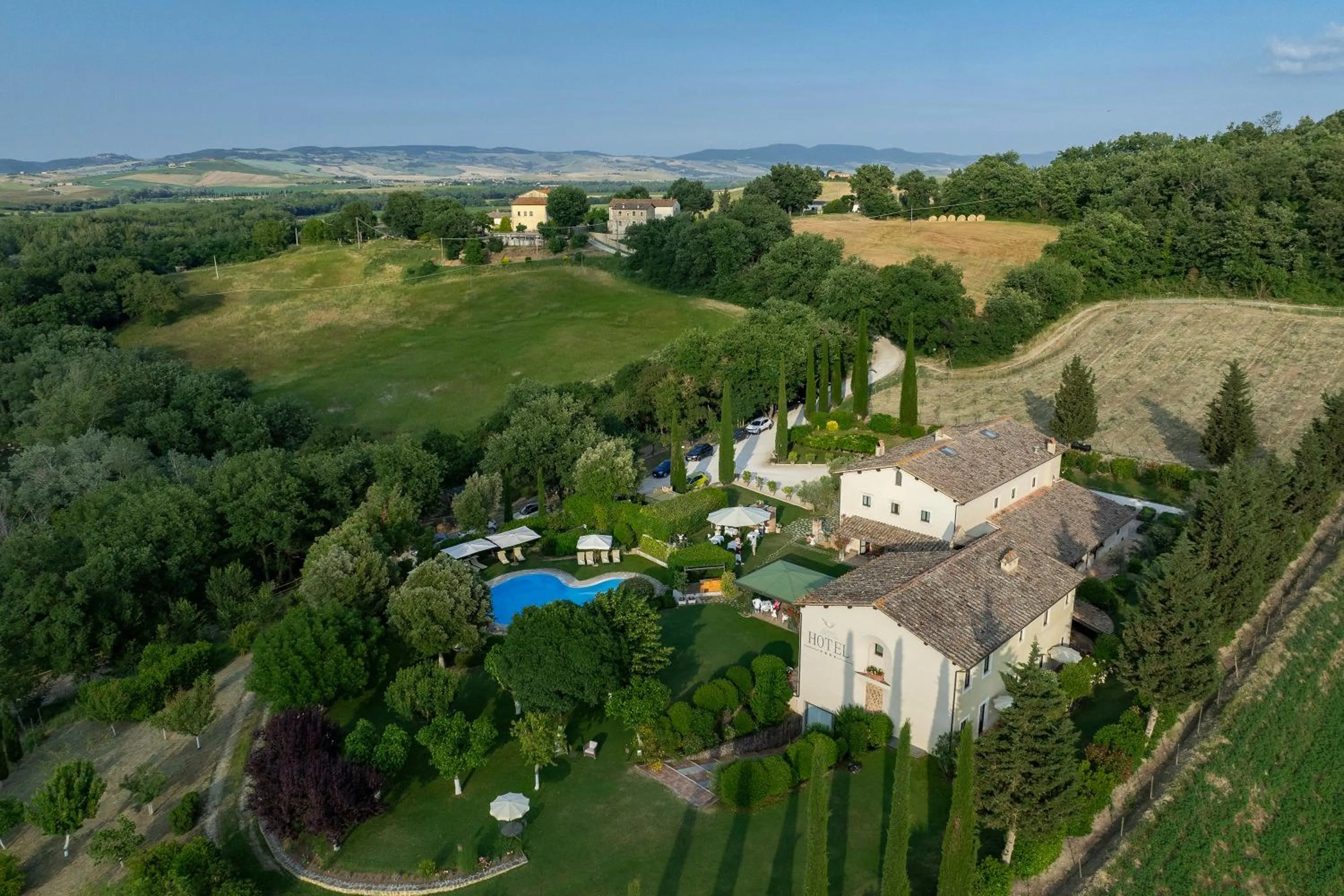 Bird's eye view in Relais Osteria Dell'Orcia
