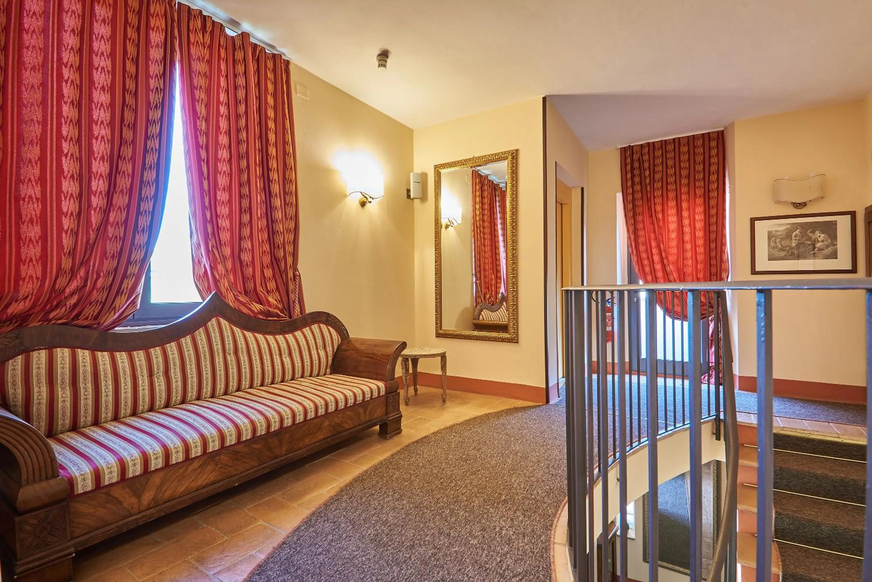 Living room, Bed in Relais Osteria Dell'Orcia