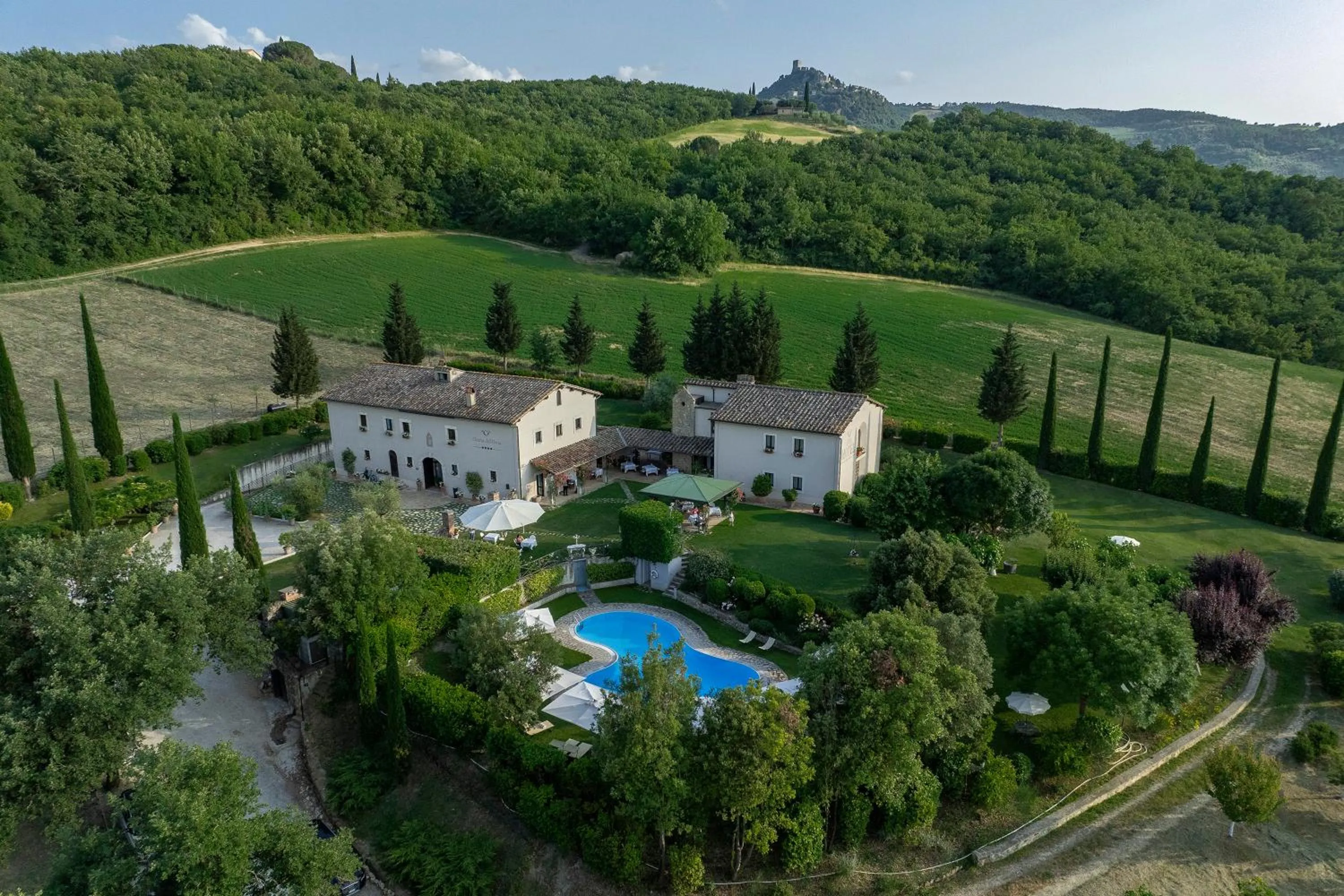 Bird's eye view in Relais Osteria Dell'Orcia