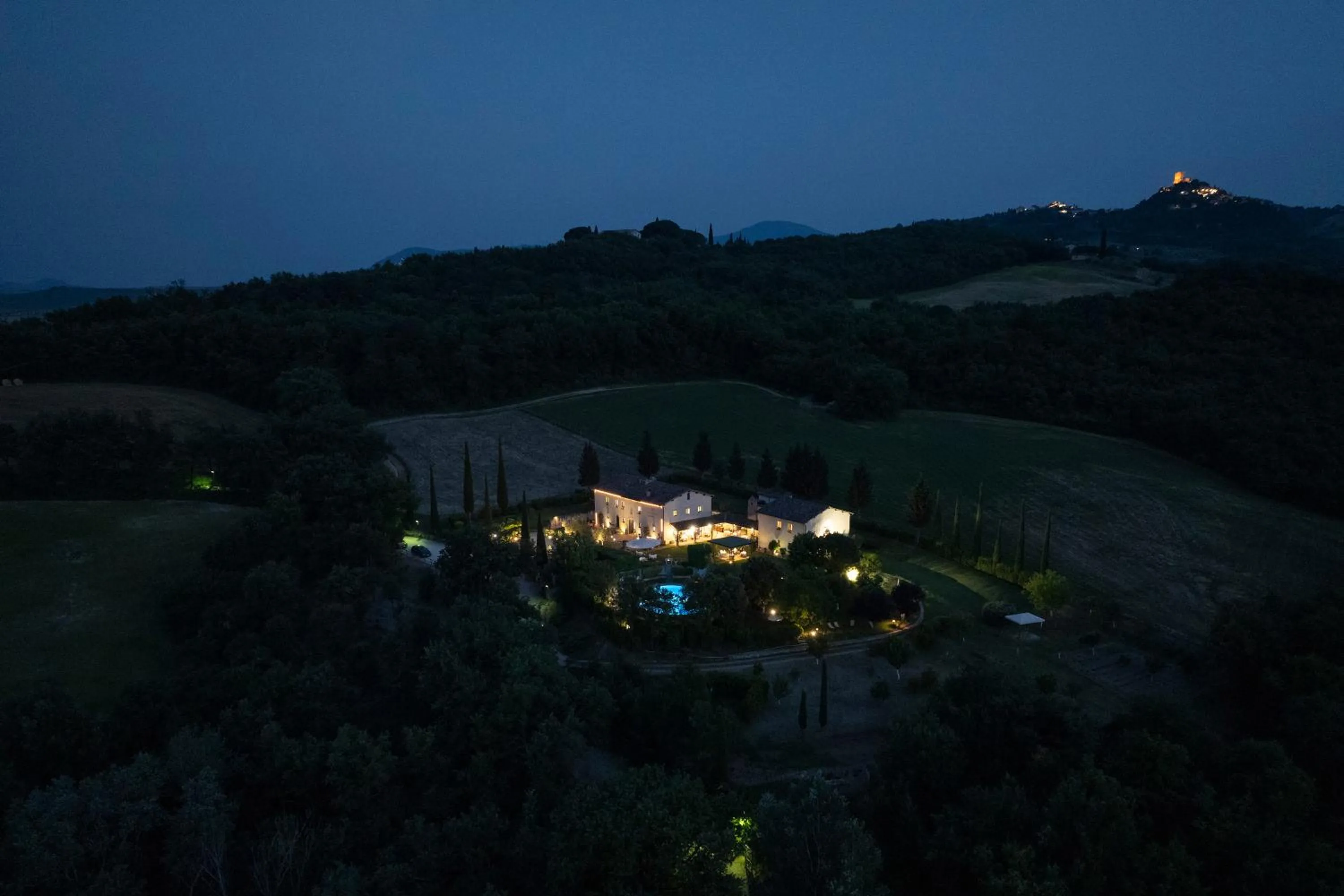 Bird's eye view in Relais Osteria Dell'Orcia