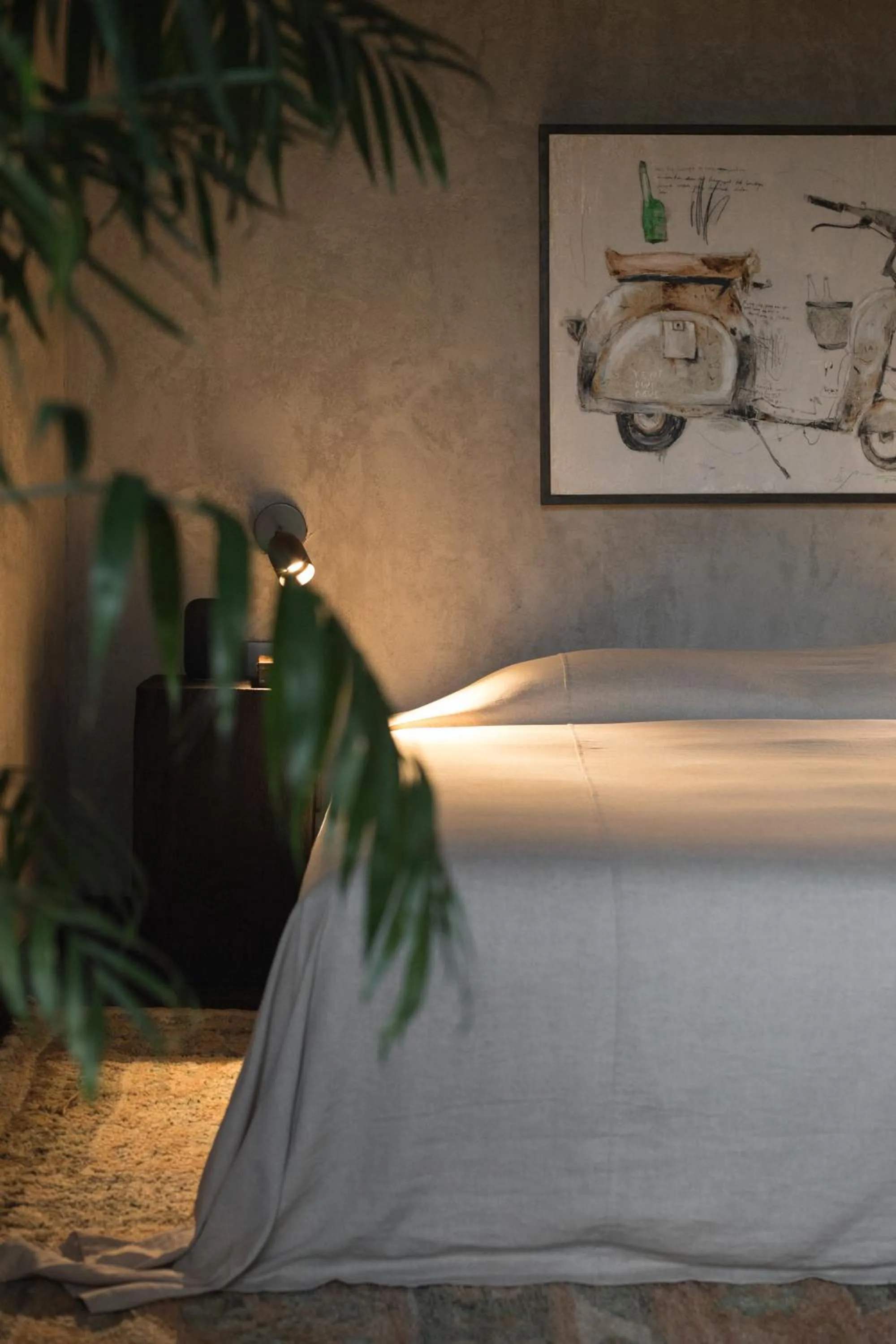 Bed in The Bohemian Bali, a Member of Design Hotels