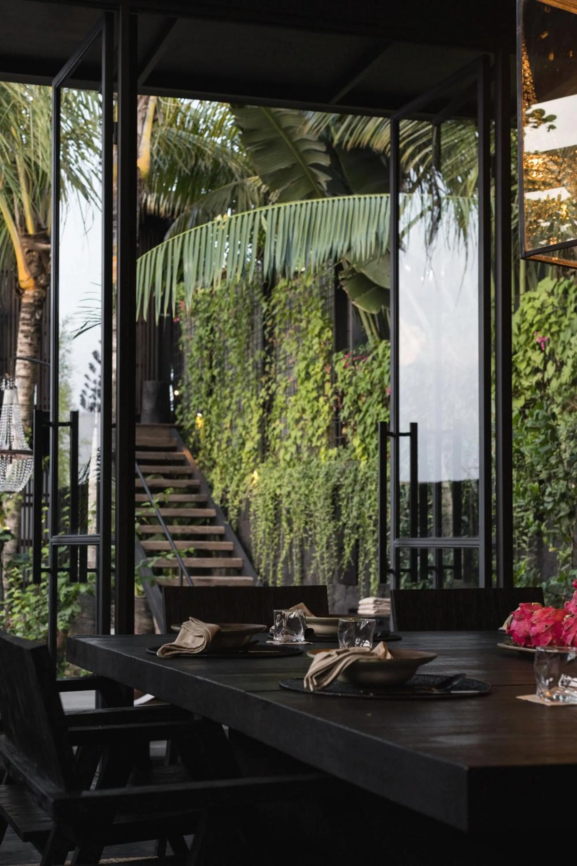 Dining area in The Bohemian Bali, a Member of Design Hotels