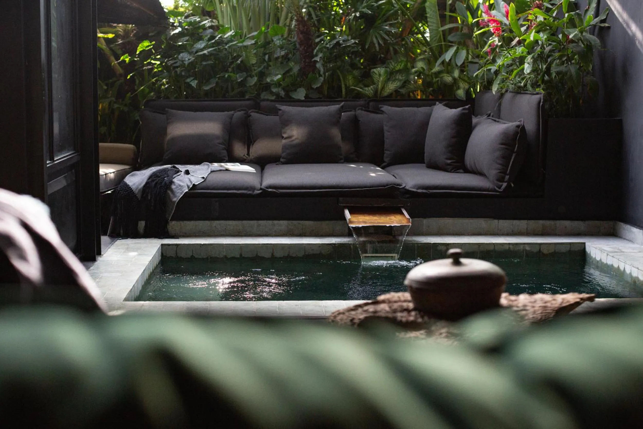 Pool view in The Bohemian Bali, a Member of Design Hotels