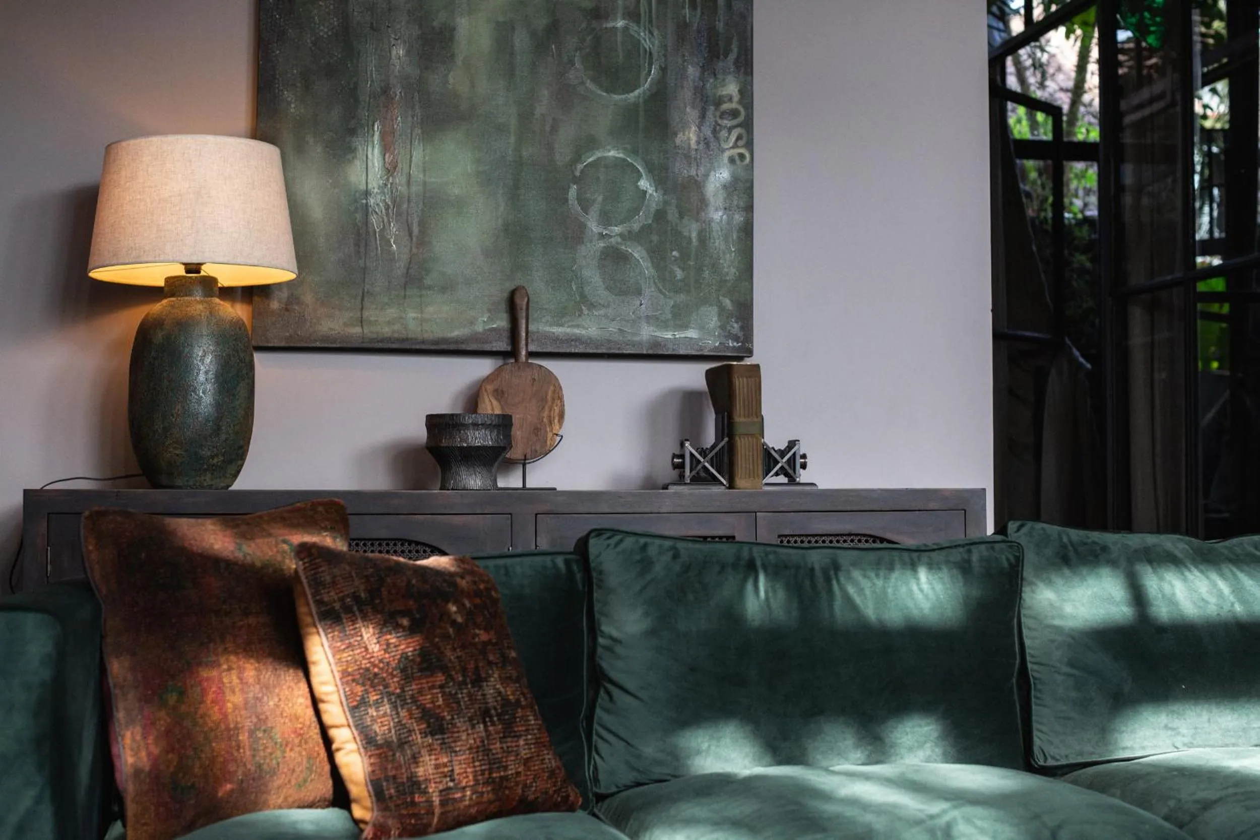 Seating area in The Bohemian Bali, a Member of Design Hotels