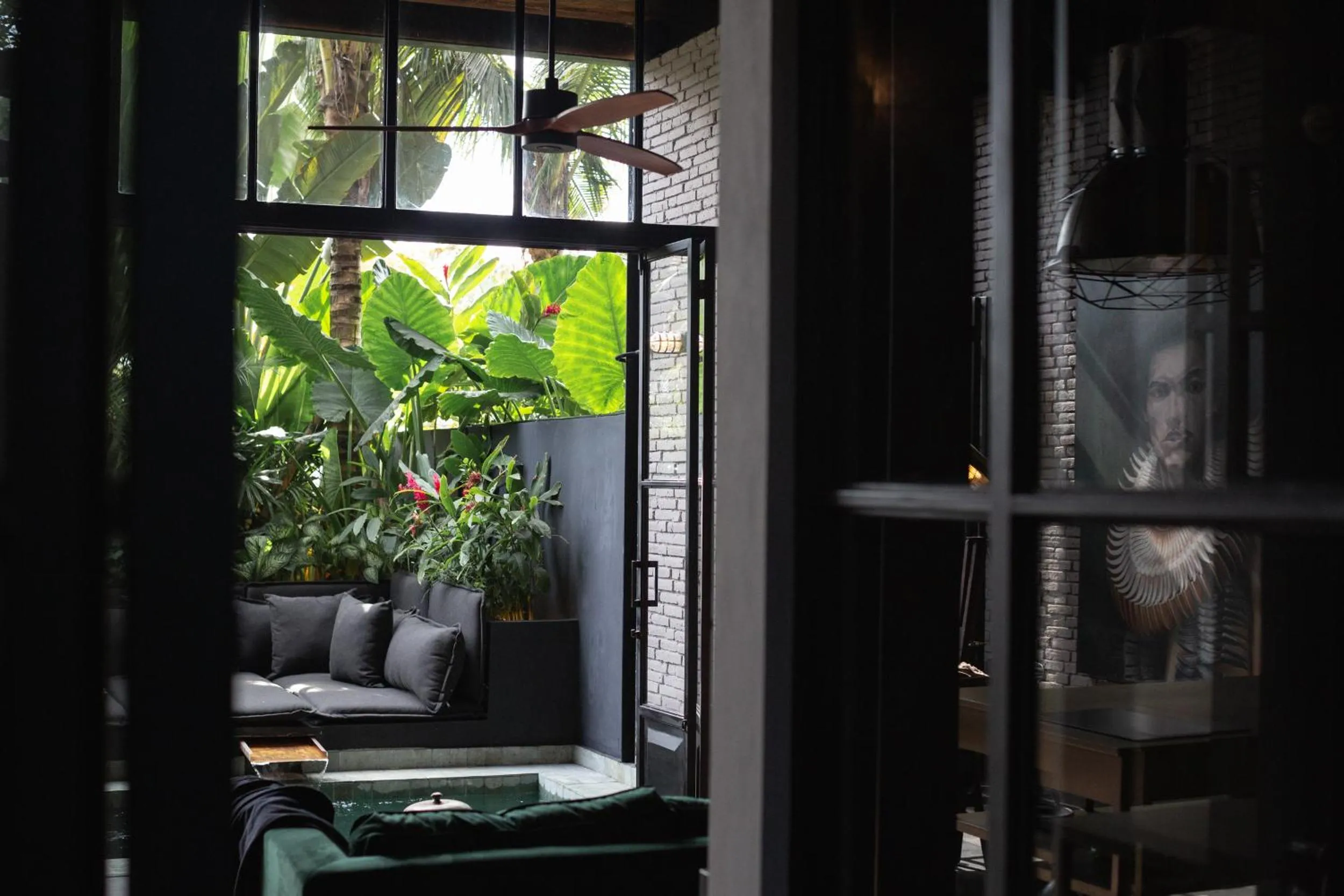 Living room in The Bohemian Bali, a Member of Design Hotels