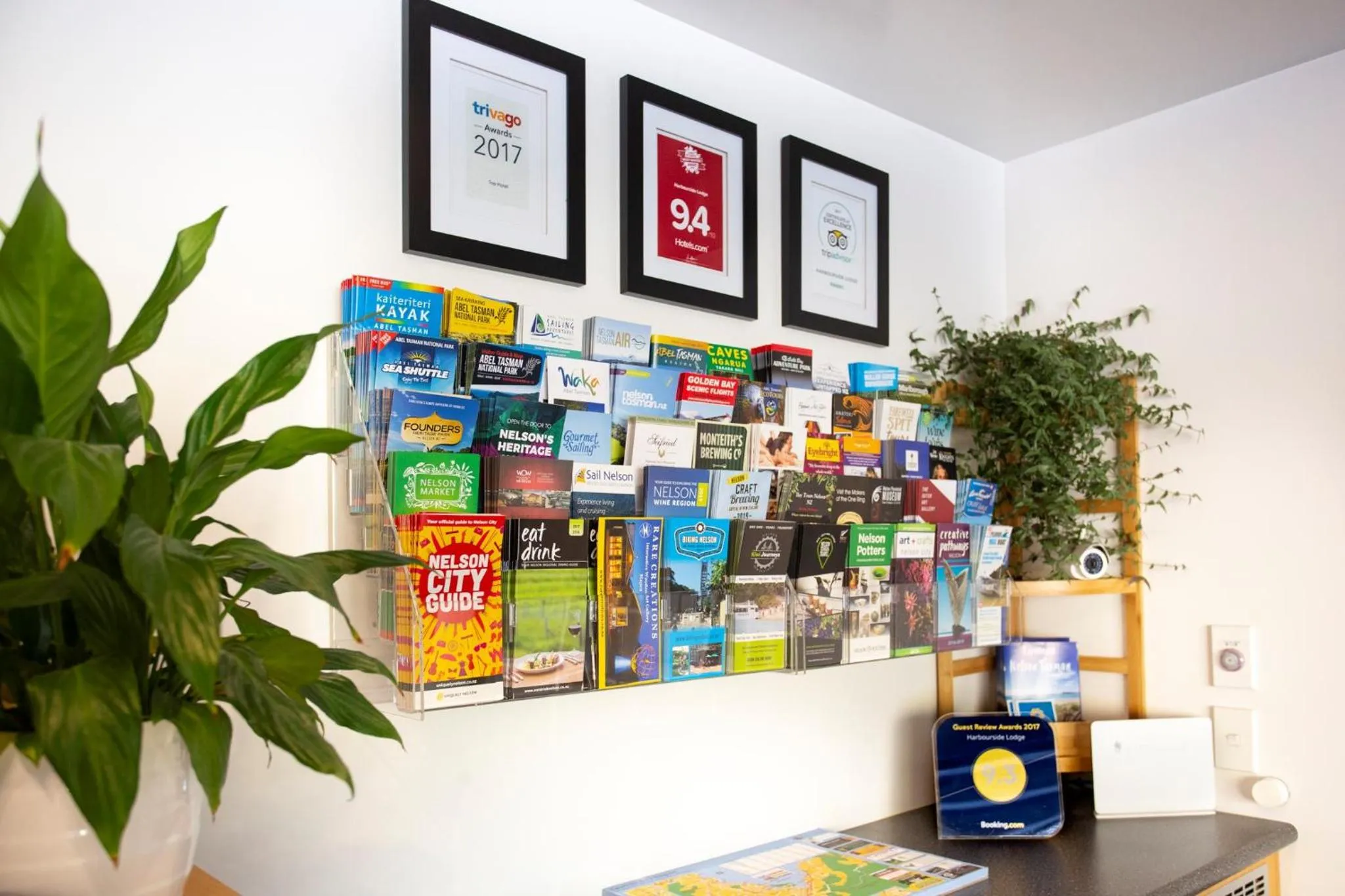 Lobby or reception in Harbourside Lodge