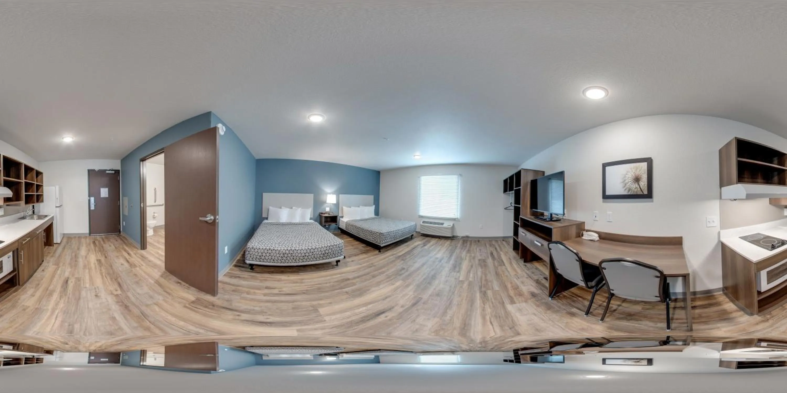 Bed in WoodSpring Suites South Brunswick - Princeton