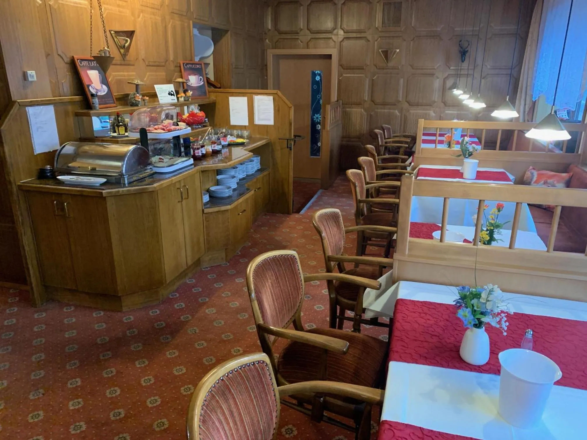 Buffet breakfast in Hotel Paidion