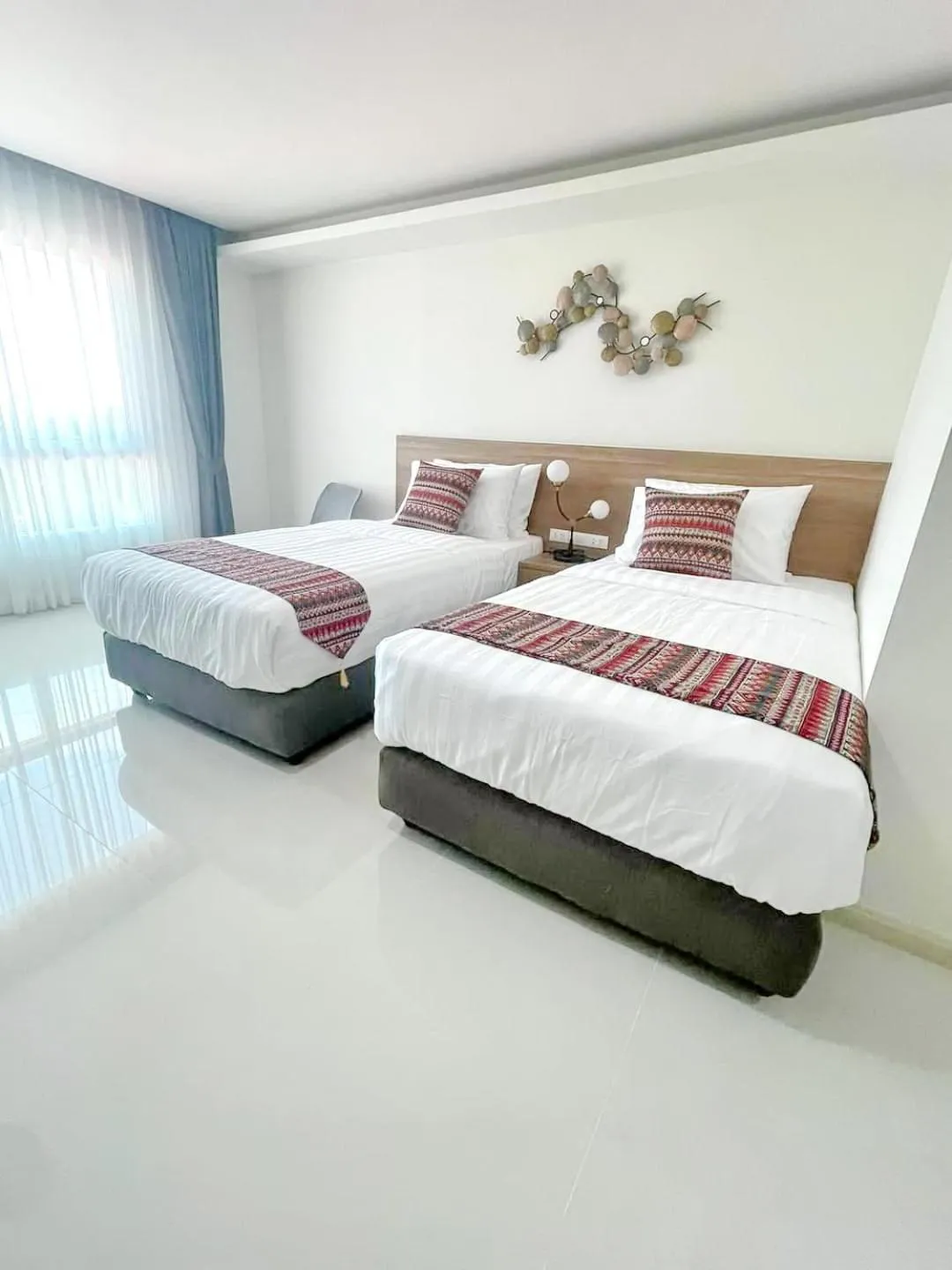 Bed in Christella Hotel Laemchabang