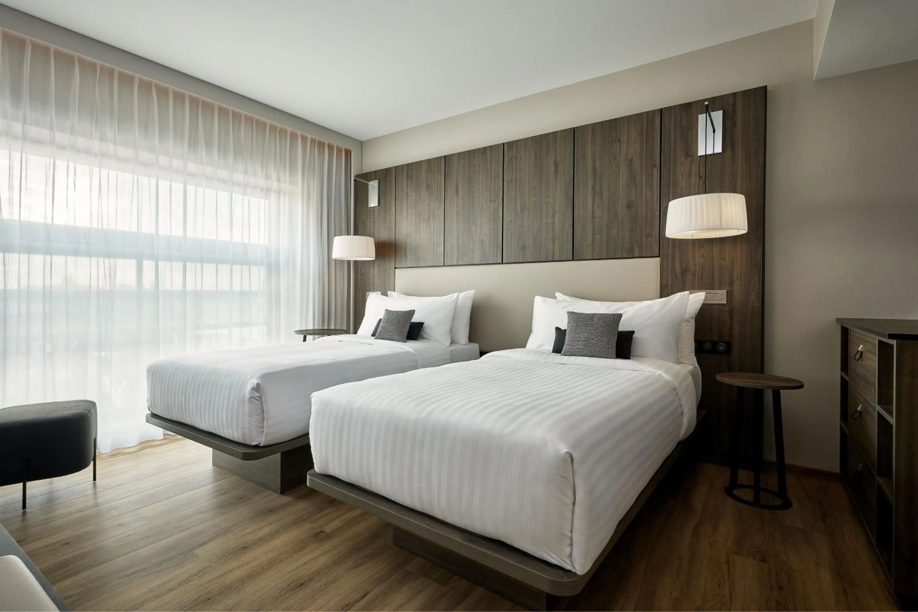 Photo of the whole room, Bed in AC Hotel by Marriott Strasbourg