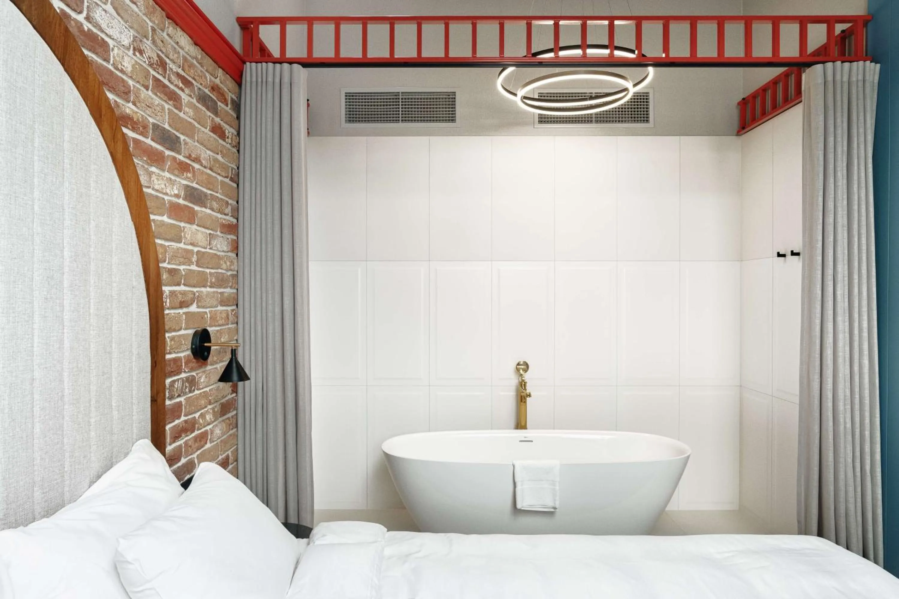 Bathroom in Radisson RED Gdansk, Wyspa Spichrzów