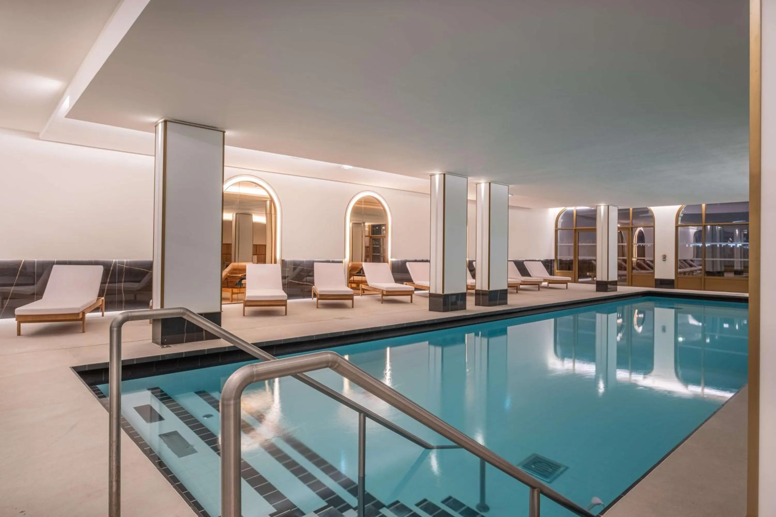 Pool view in Radisson Blu Grand Hotel & Spa, Malo-Les-Bains