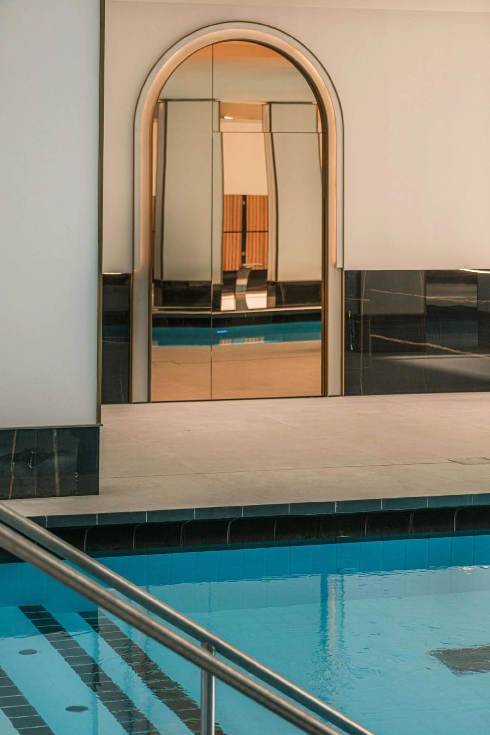 Pool view in Radisson Blu Grand Hotel & Spa, Malo-Les-Bains