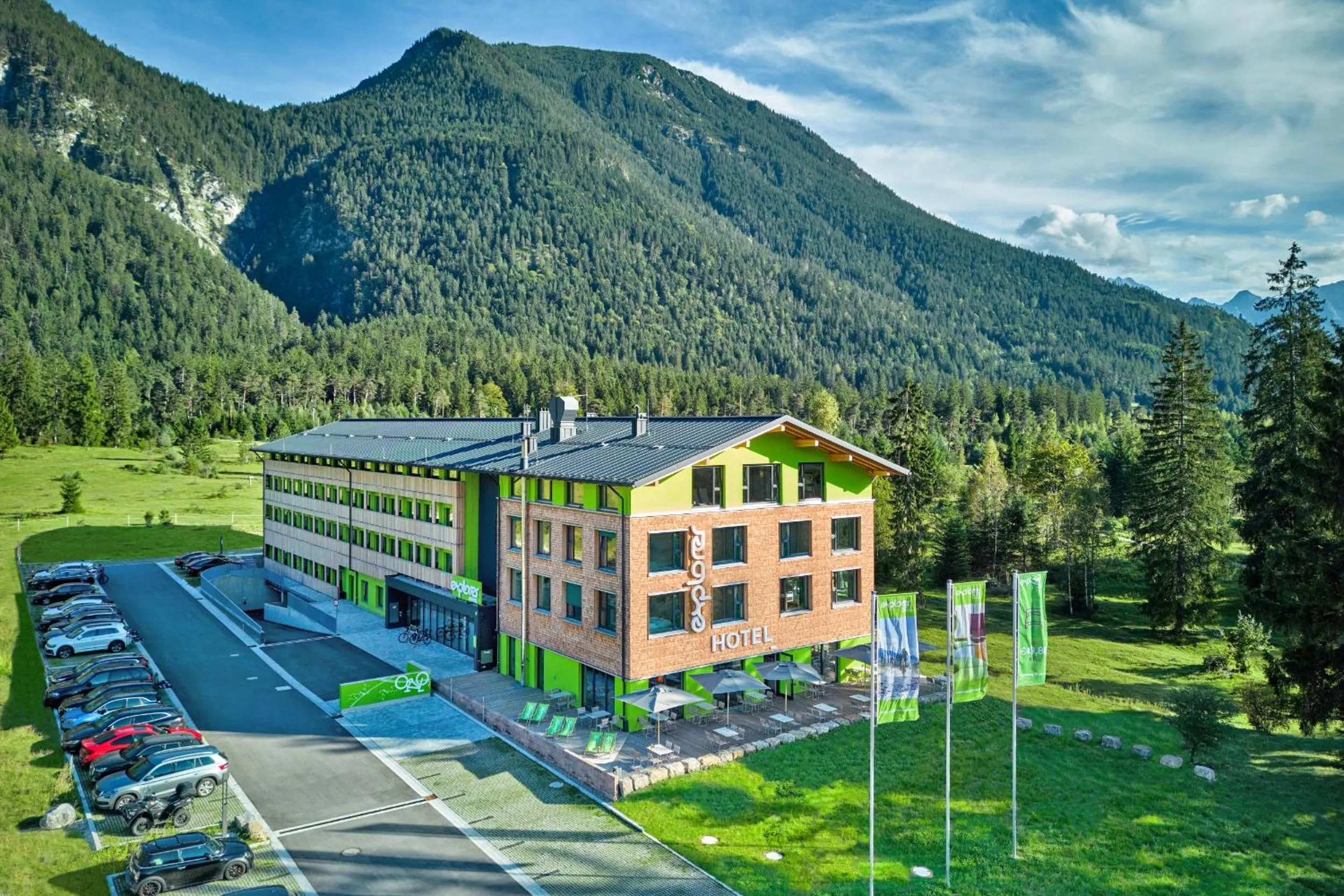 Property building in Explorer Hotel Garmisch