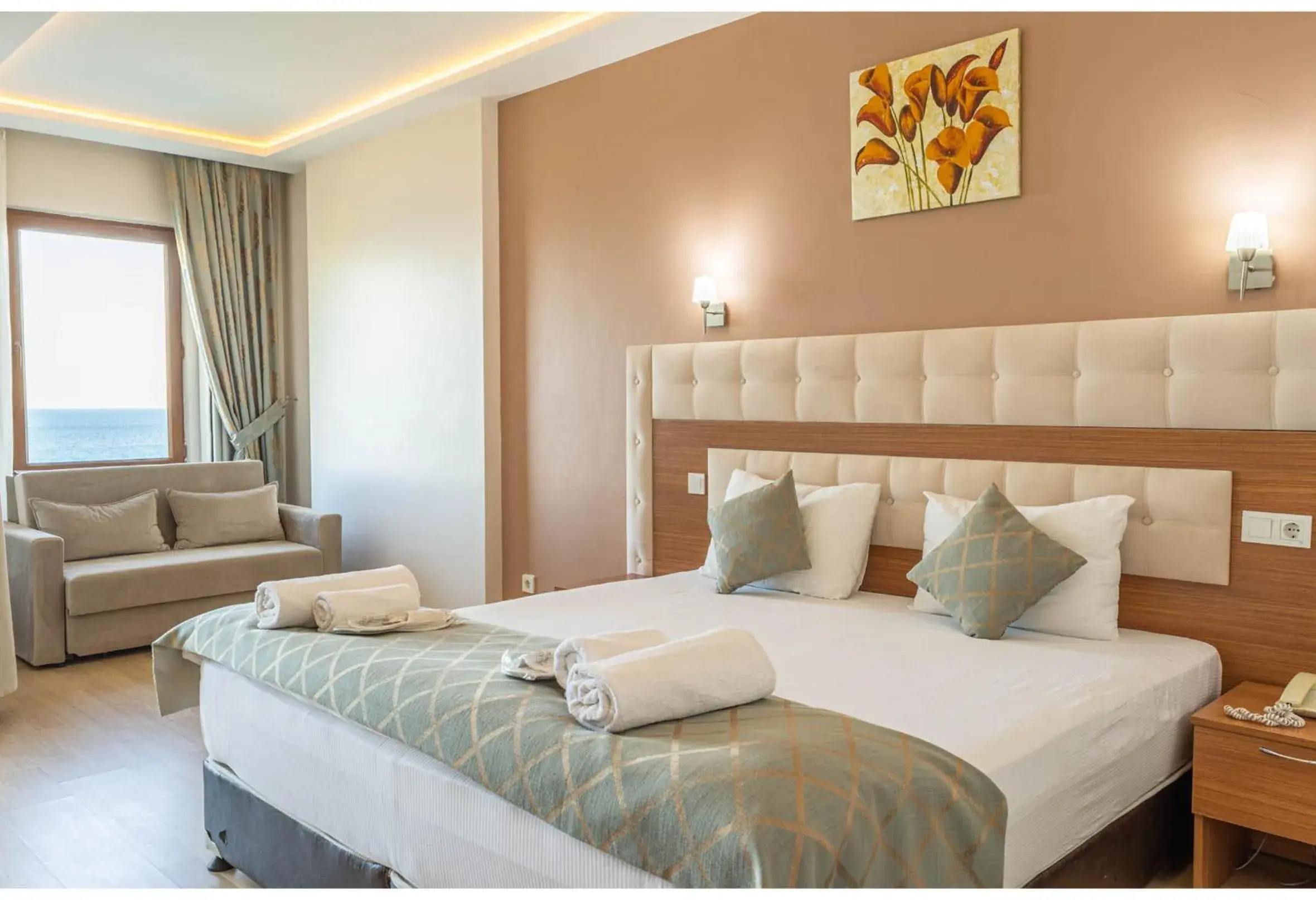 Deluxe Double Room with Balcony and Sea View in Westport Istanbul Resort & Spa Hotel Deluxe Double Room with Balcony and Sea View in Westport Istanbul Resort & Spa Hotel