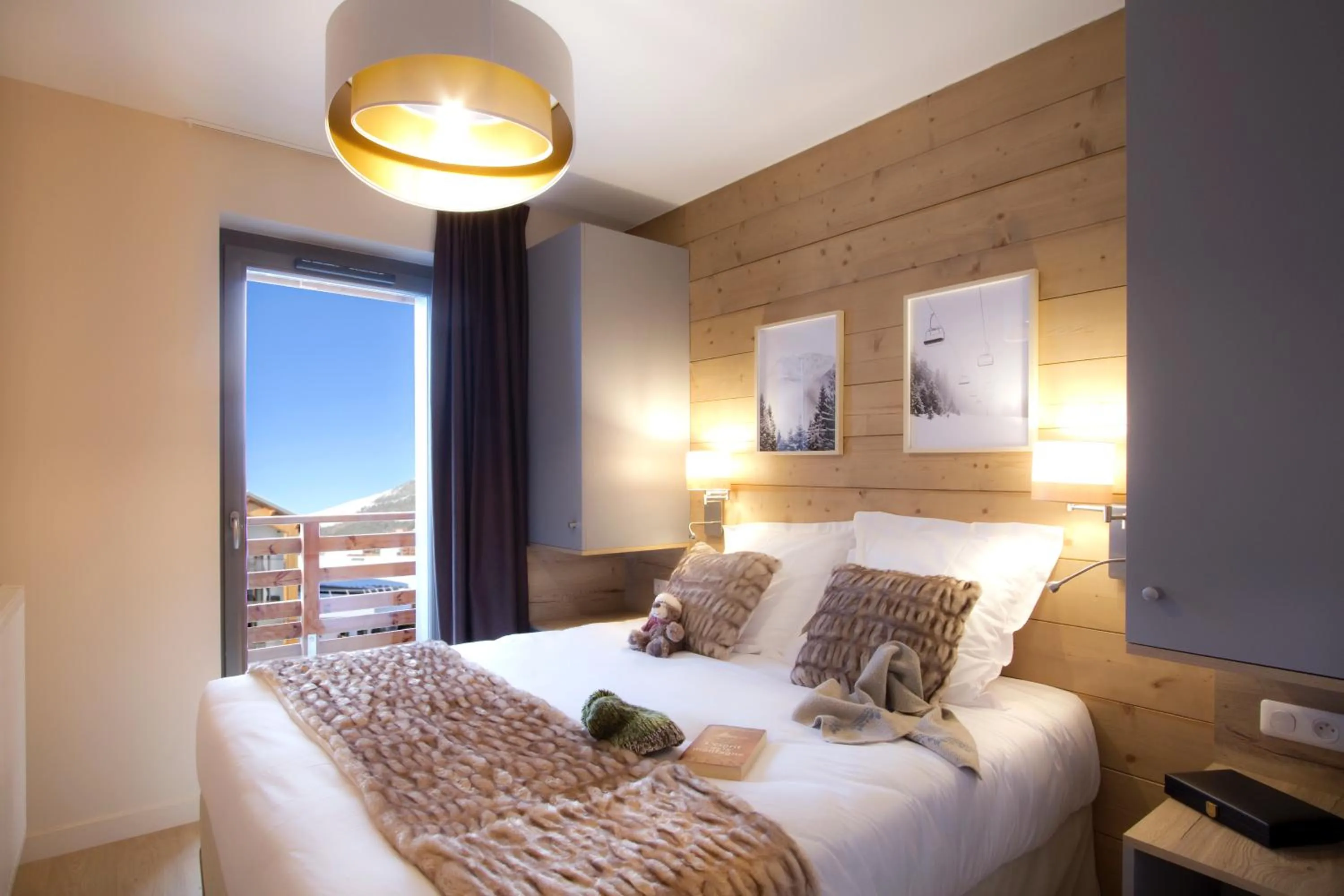 Bed in Résidence Odalys l'Éclose