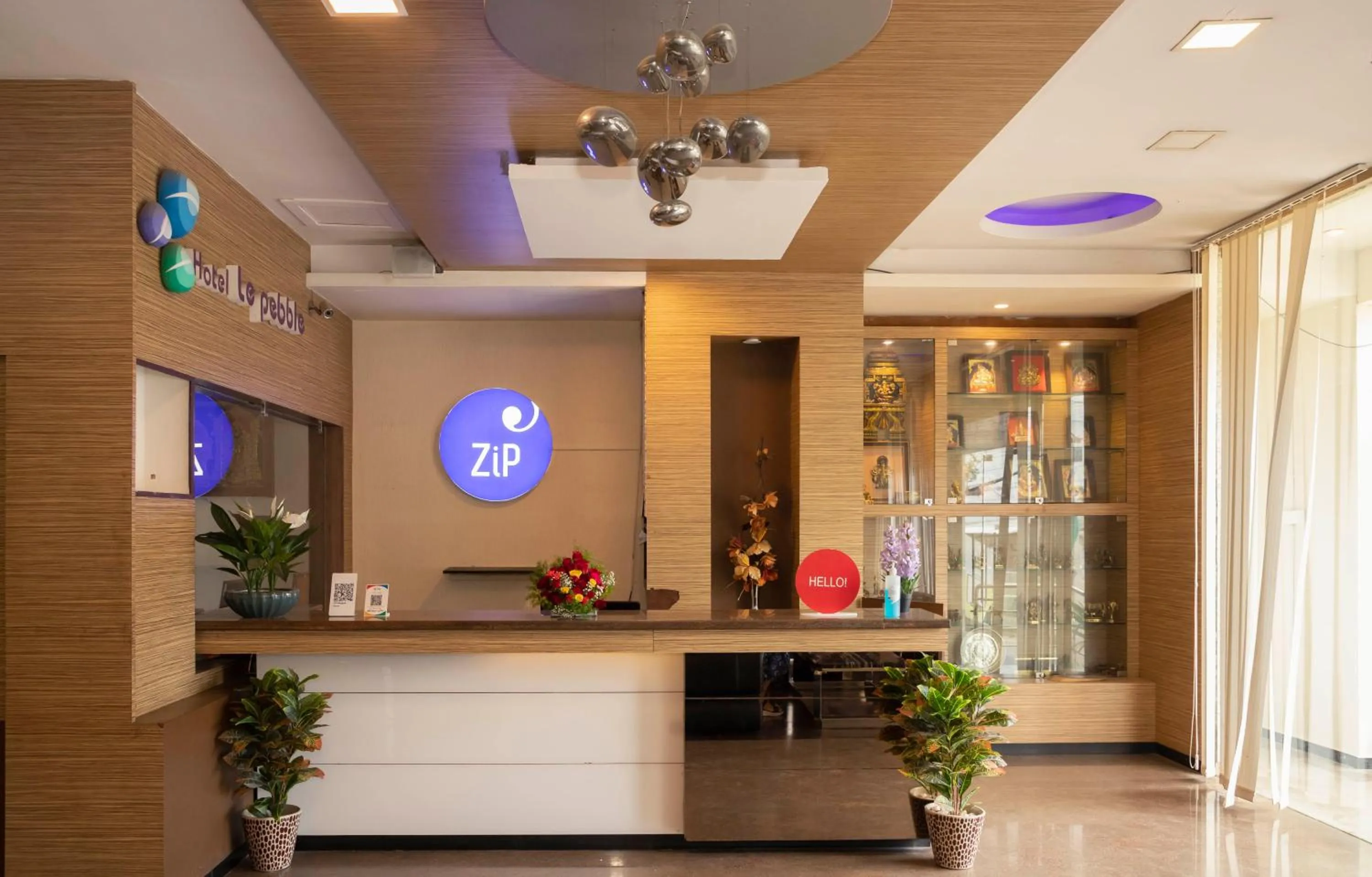 Lobby or reception in THE PEBBLE Boutique Hotel