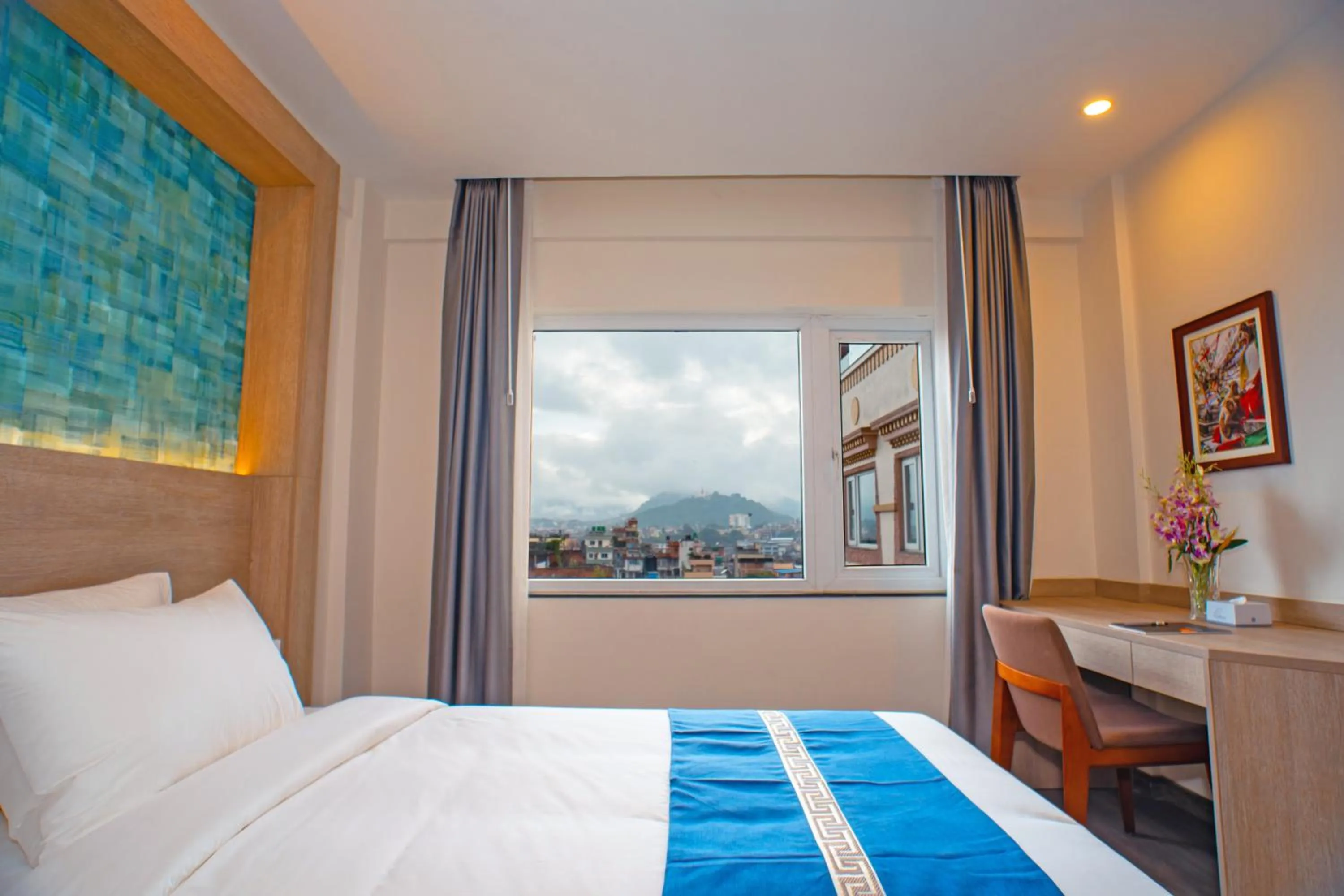 City view, Bed in Mila Hotel