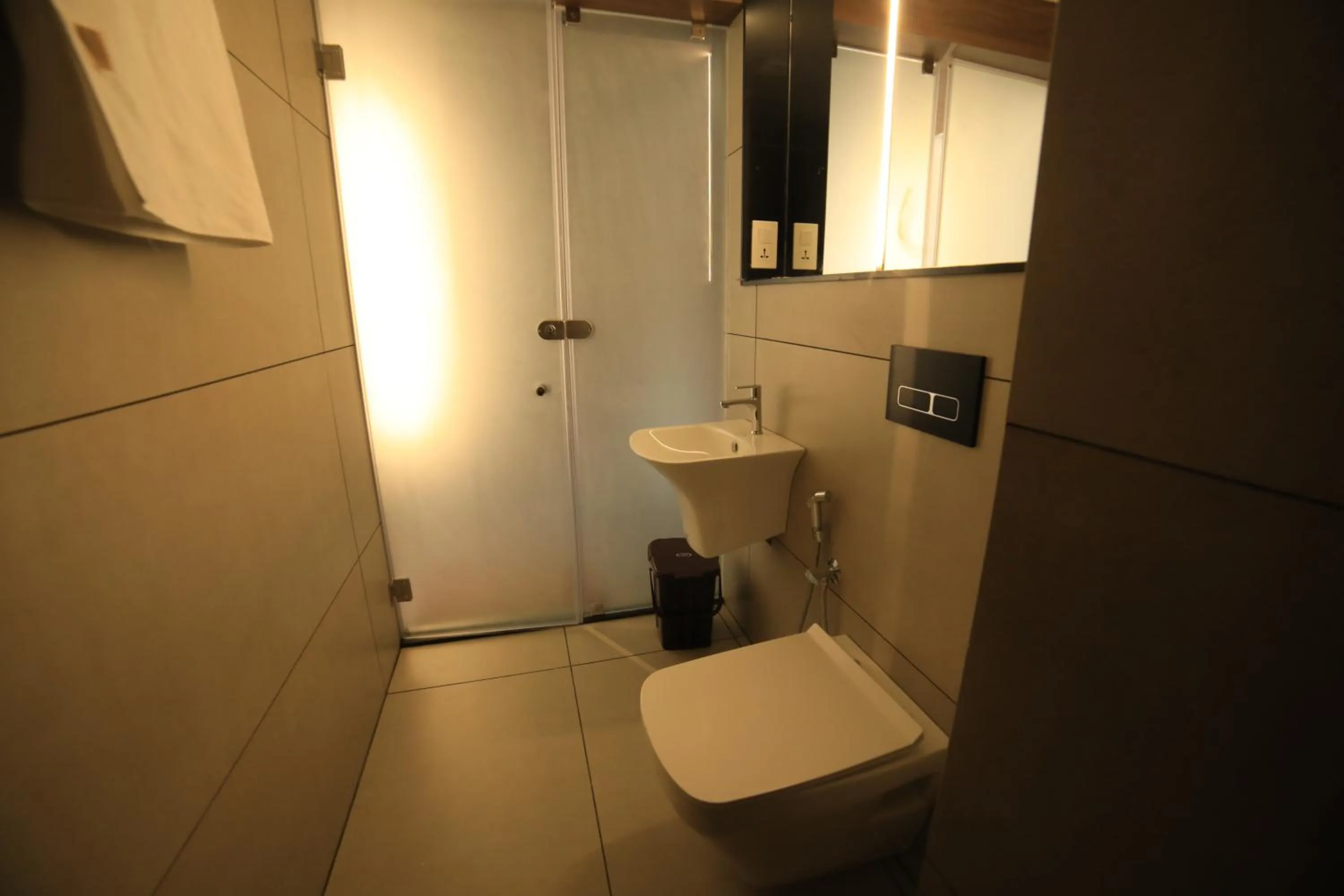 Bathroom in Hotel Bekal International