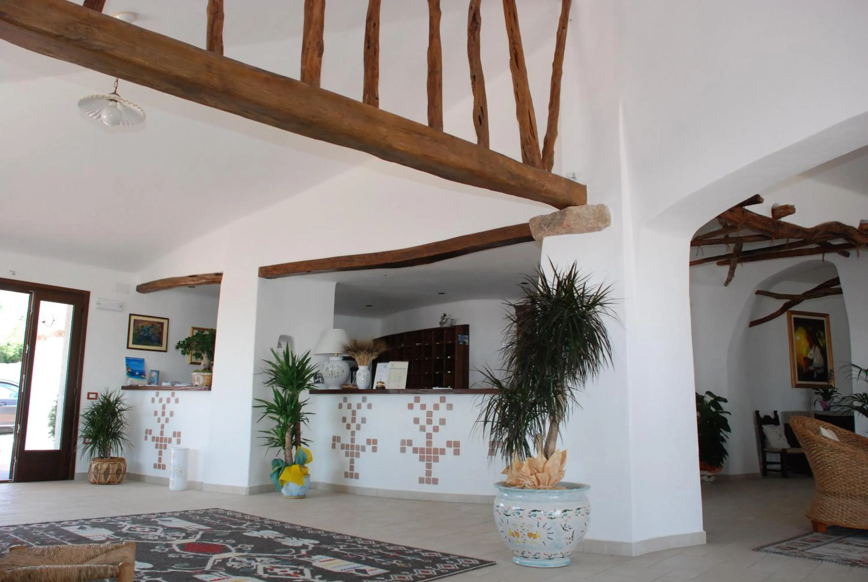 Lobby or reception in Hotel Resort Nuraghe Arvu