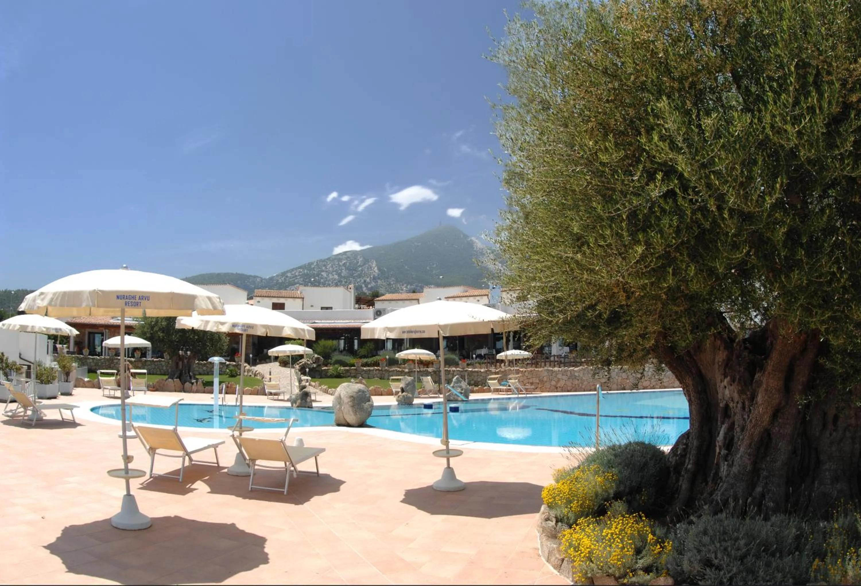 Swimming pool in Hotel Resort Nuraghe Arvu