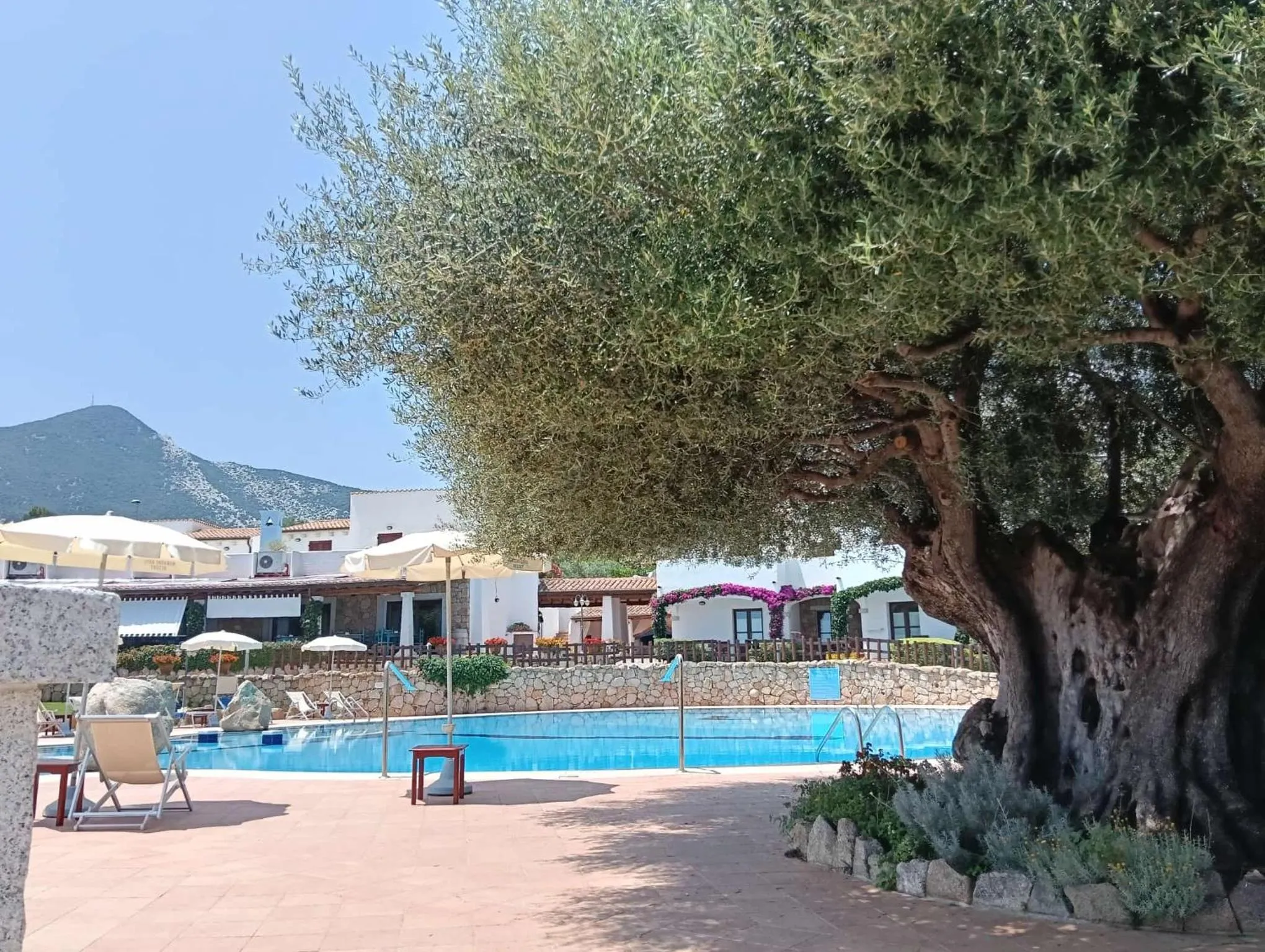Swimming pool in Hotel Resort Nuraghe Arvu