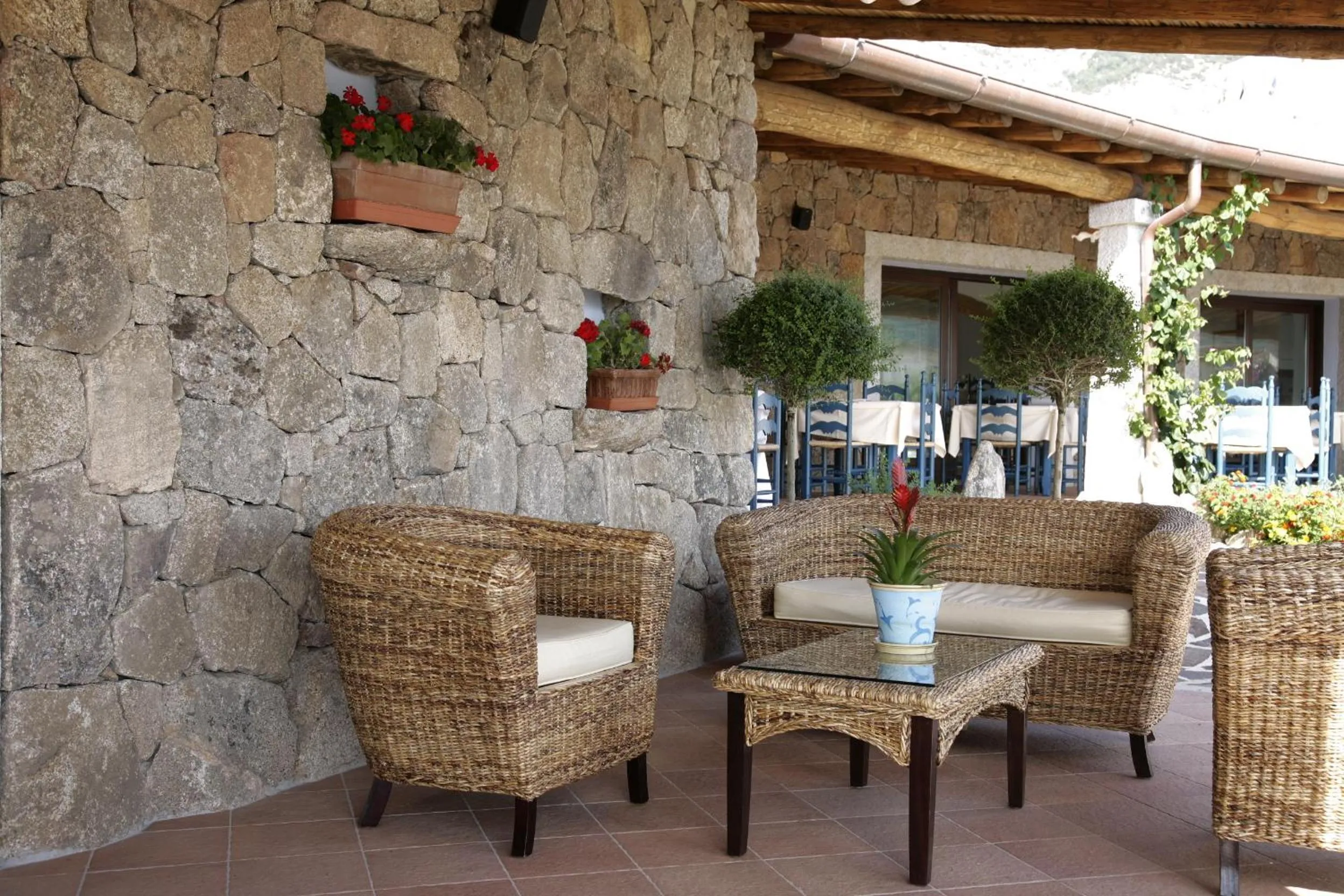 Balcony/Terrace in Hotel Resort Nuraghe Arvu